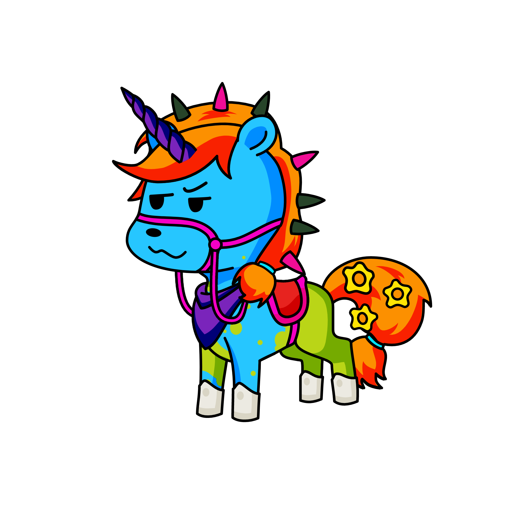 cacca, the unicorn
