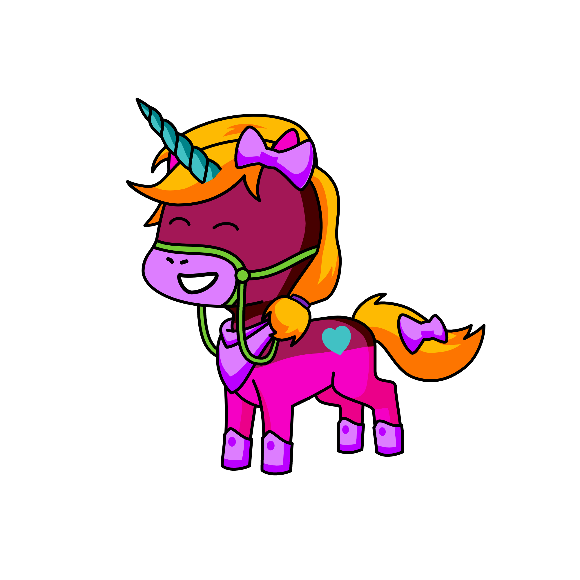 Lavender, the unicorn