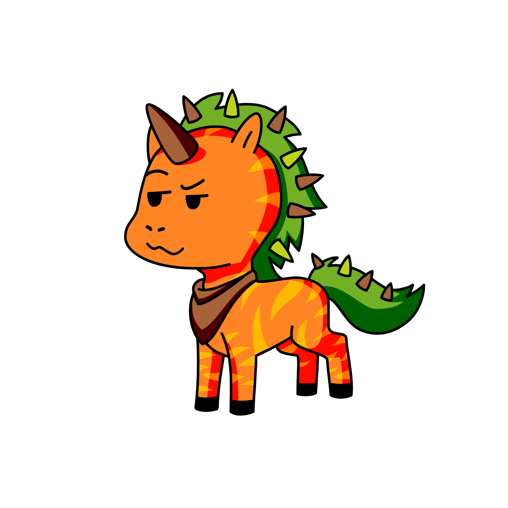 Pumpkin, the unicorn
