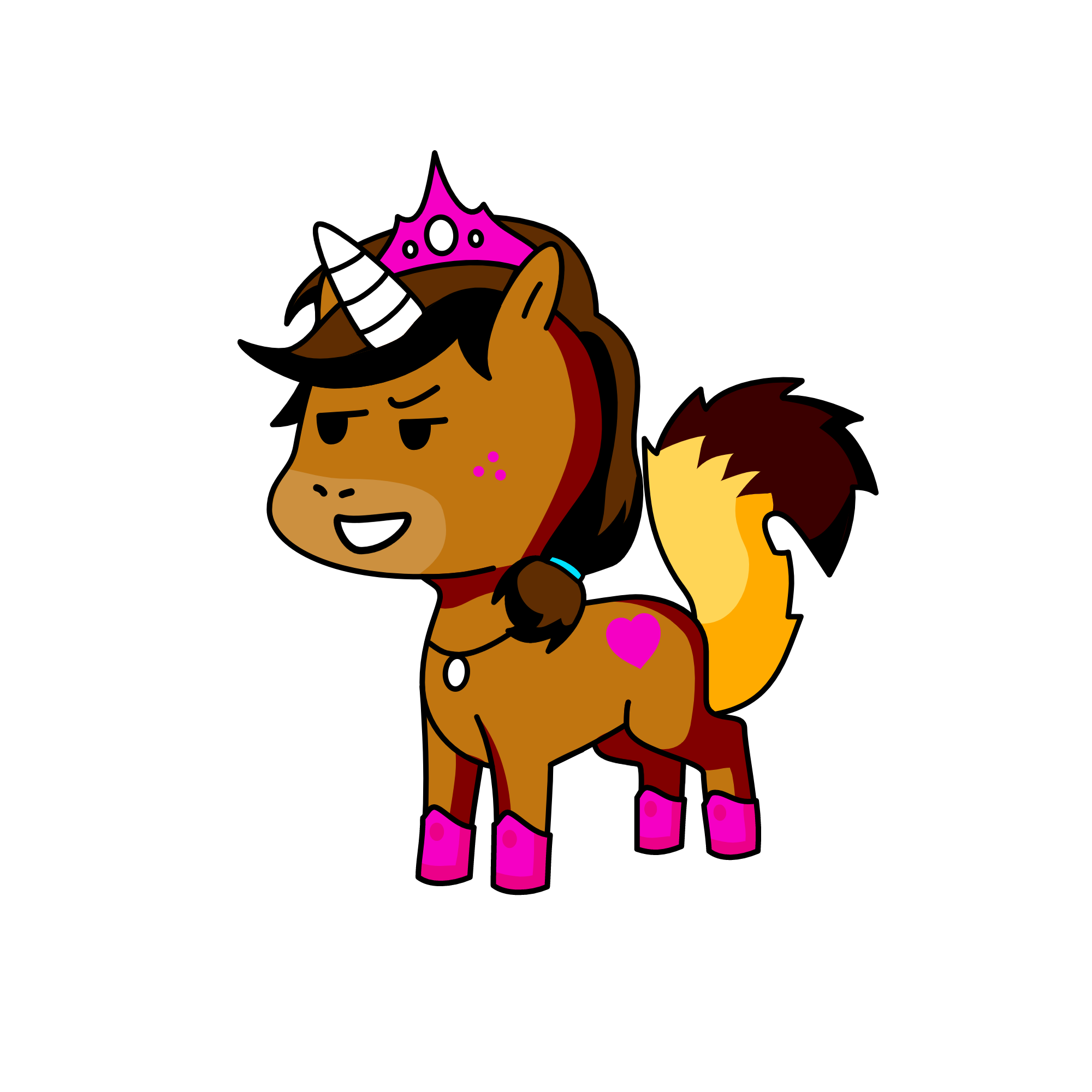 Queen, the unicorn