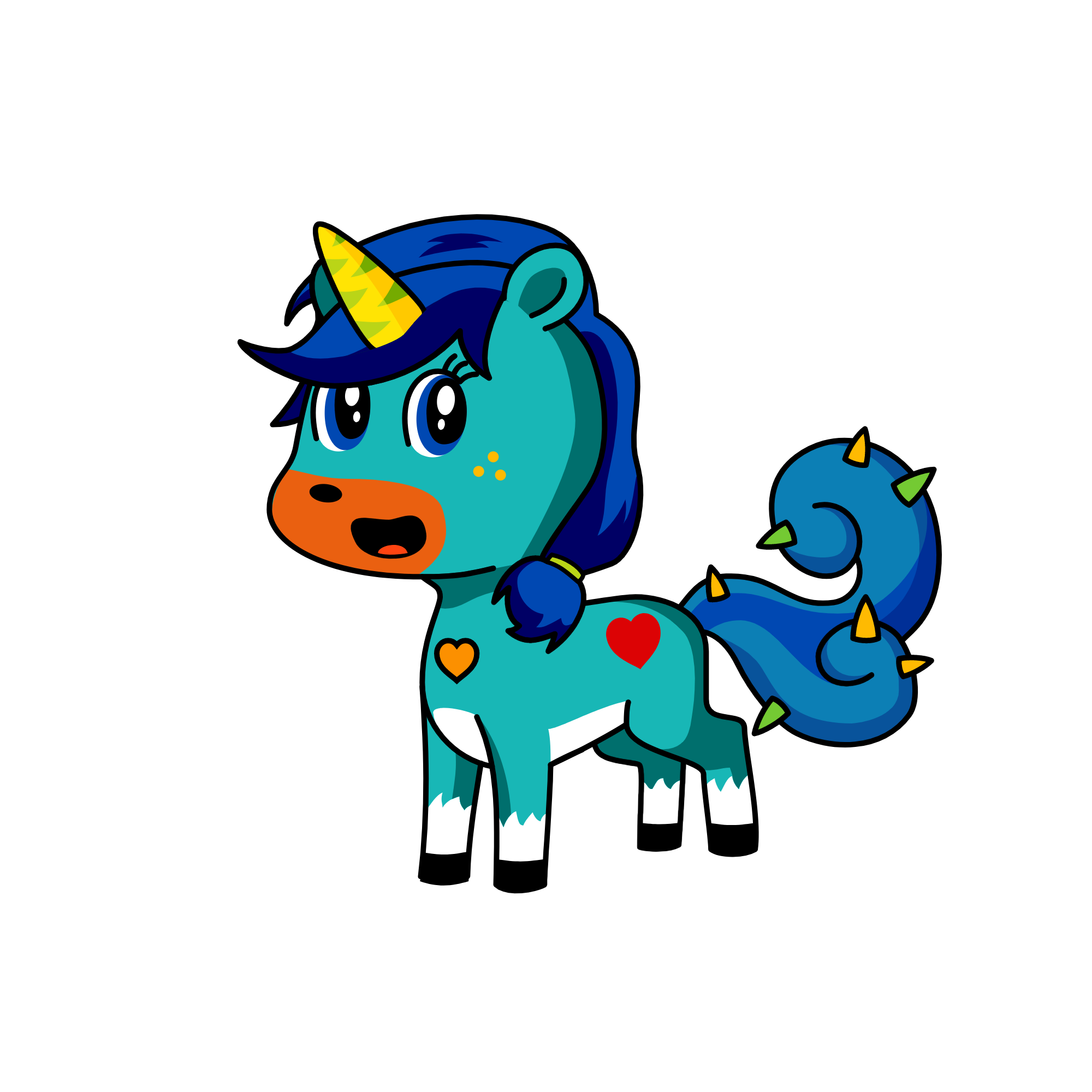 crazy, the unicorn