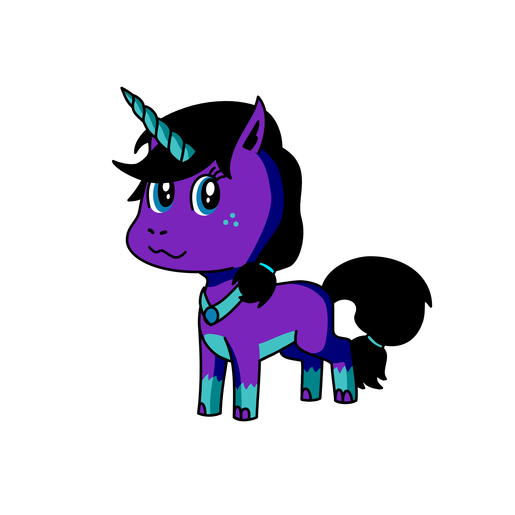 Aya as a unicorn, the unicorn