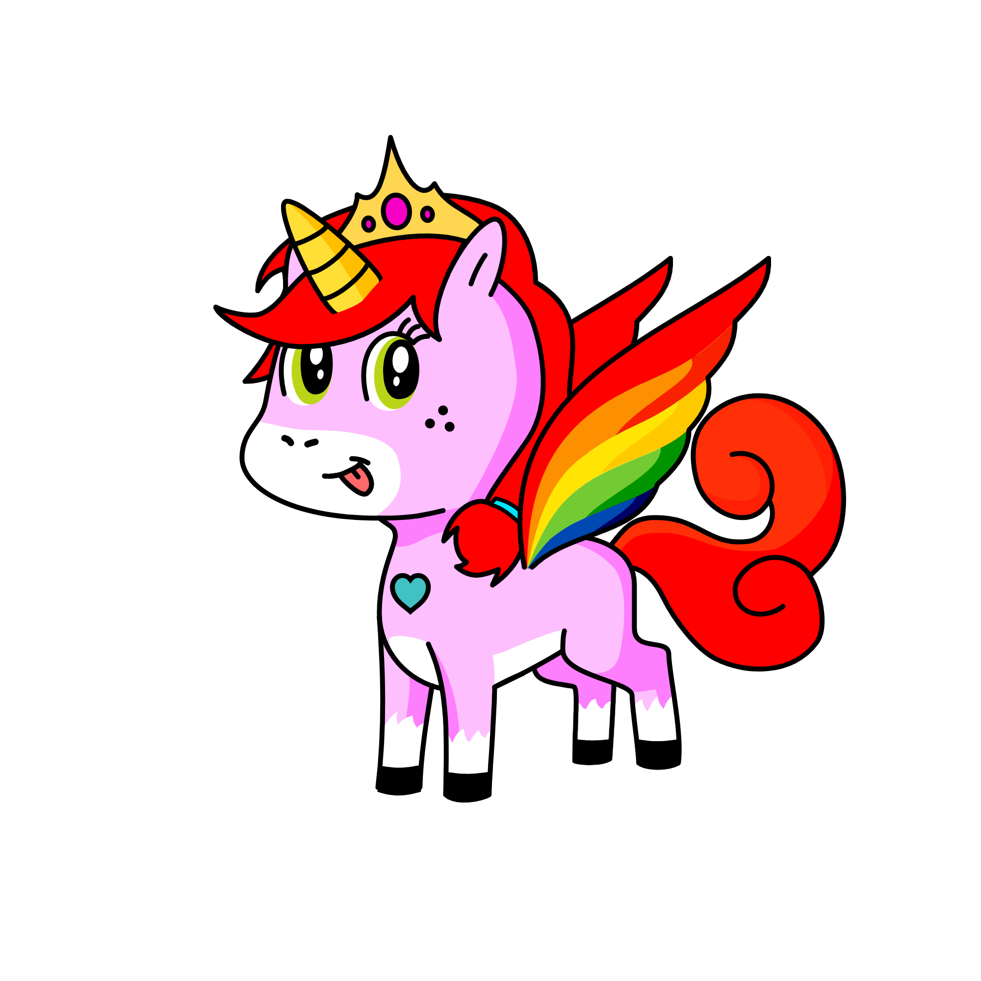 Princess Ella, the unicorn