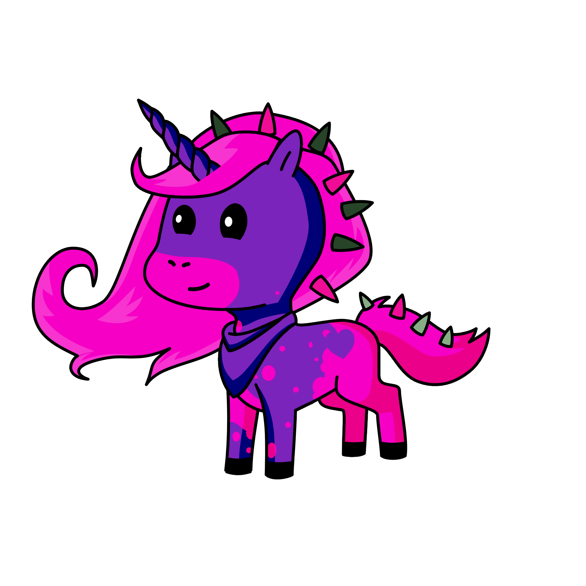 M, the unicorn