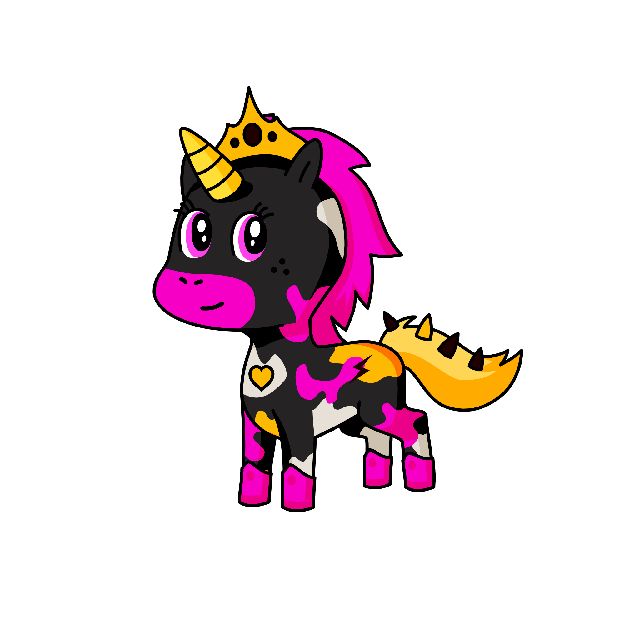 Midnight, the unicorn
