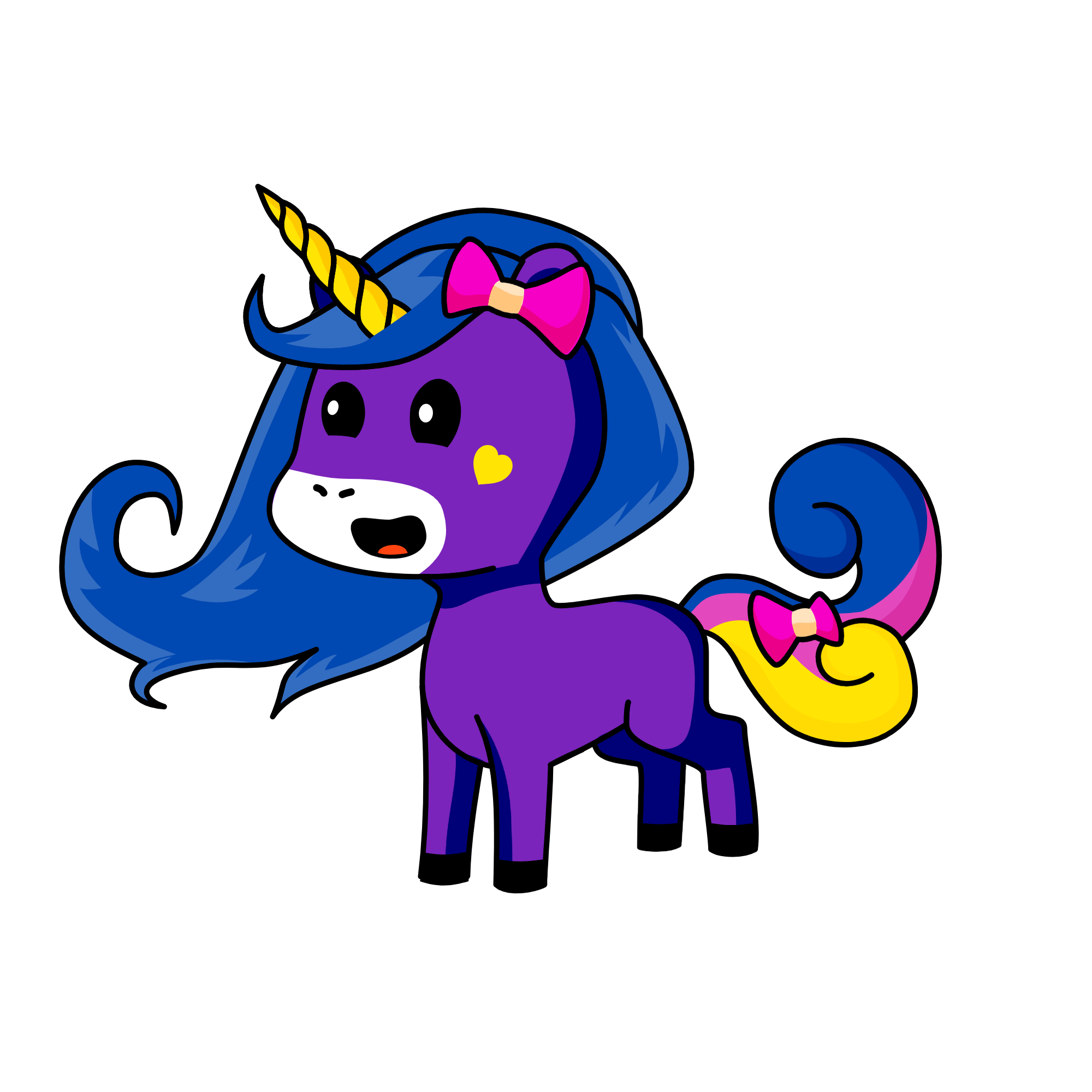 Midnight, the unicorn