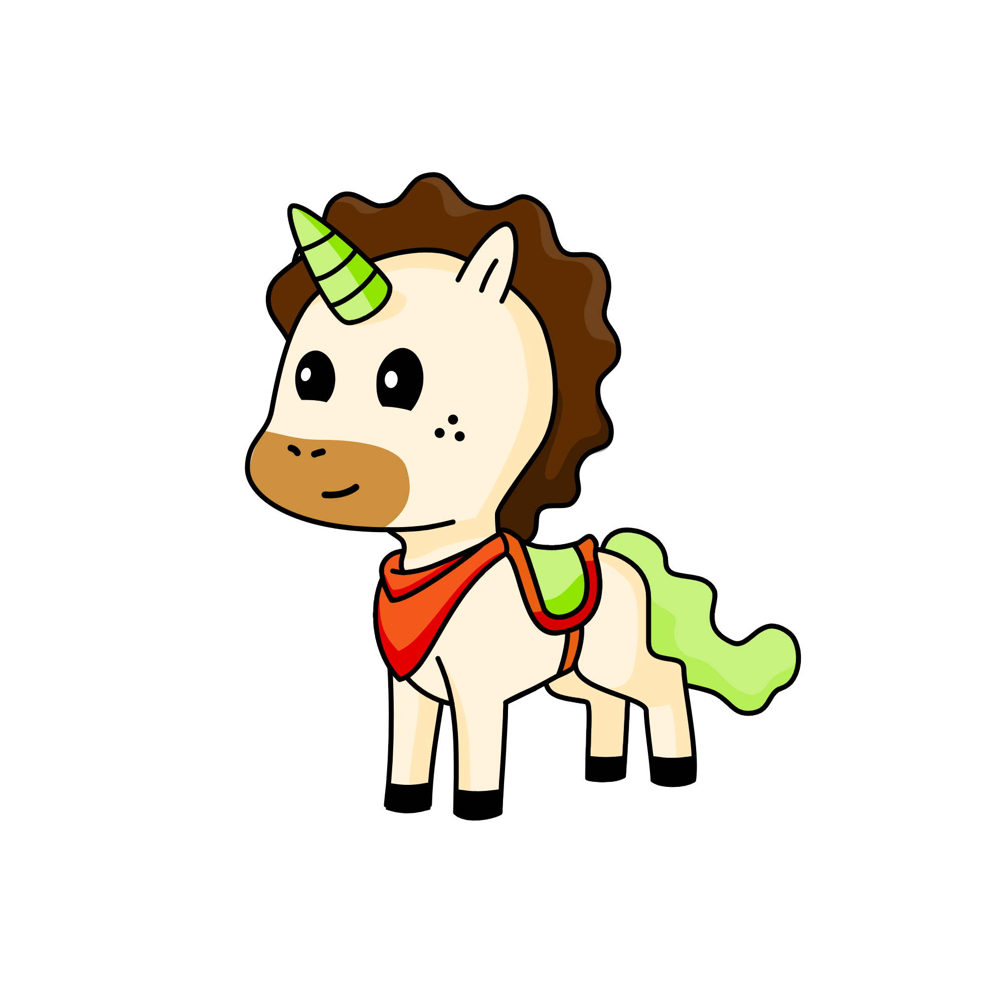 SIR BUTT CHEEK MCDOODLEPOO, the unicorn