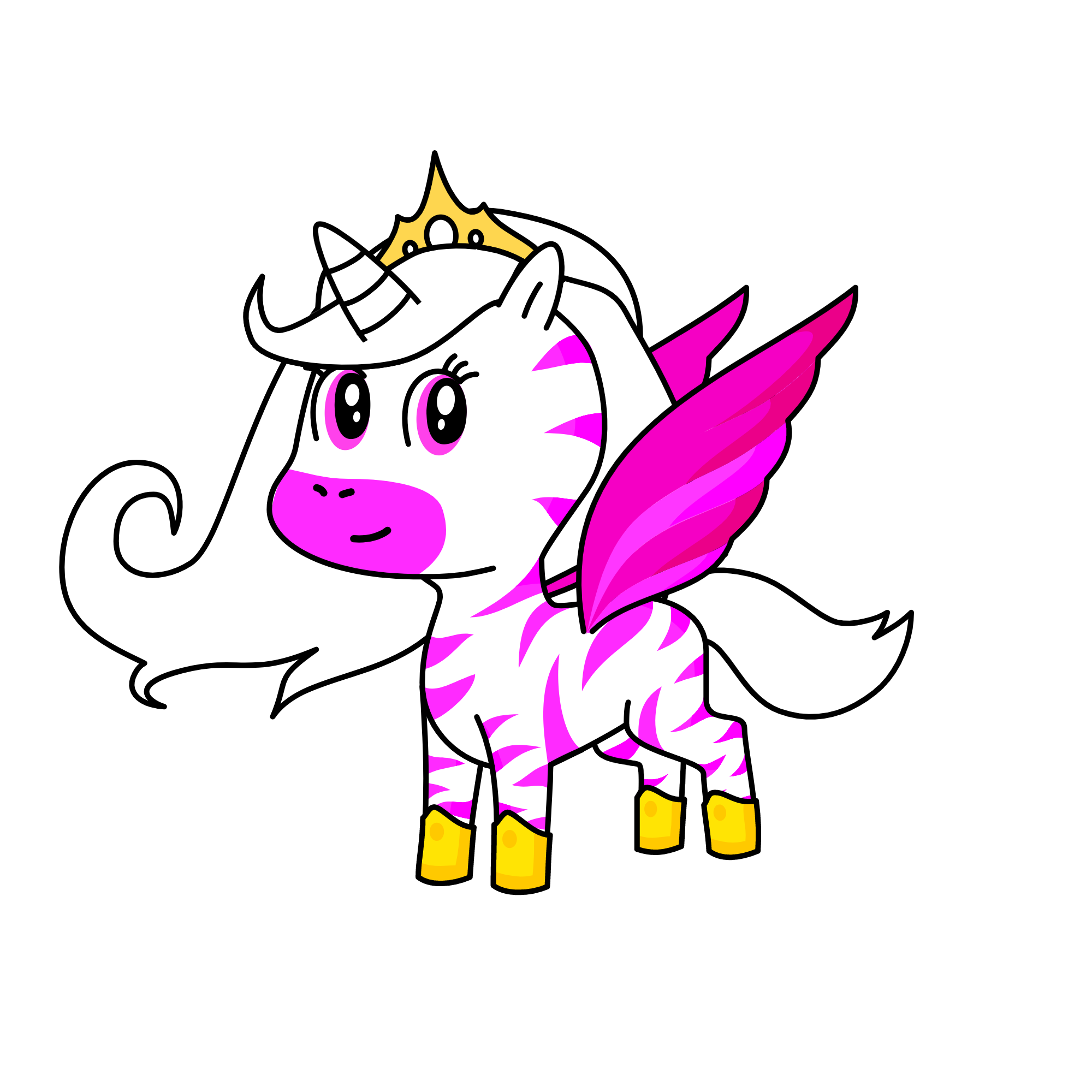 Princess Cece, the unicorn