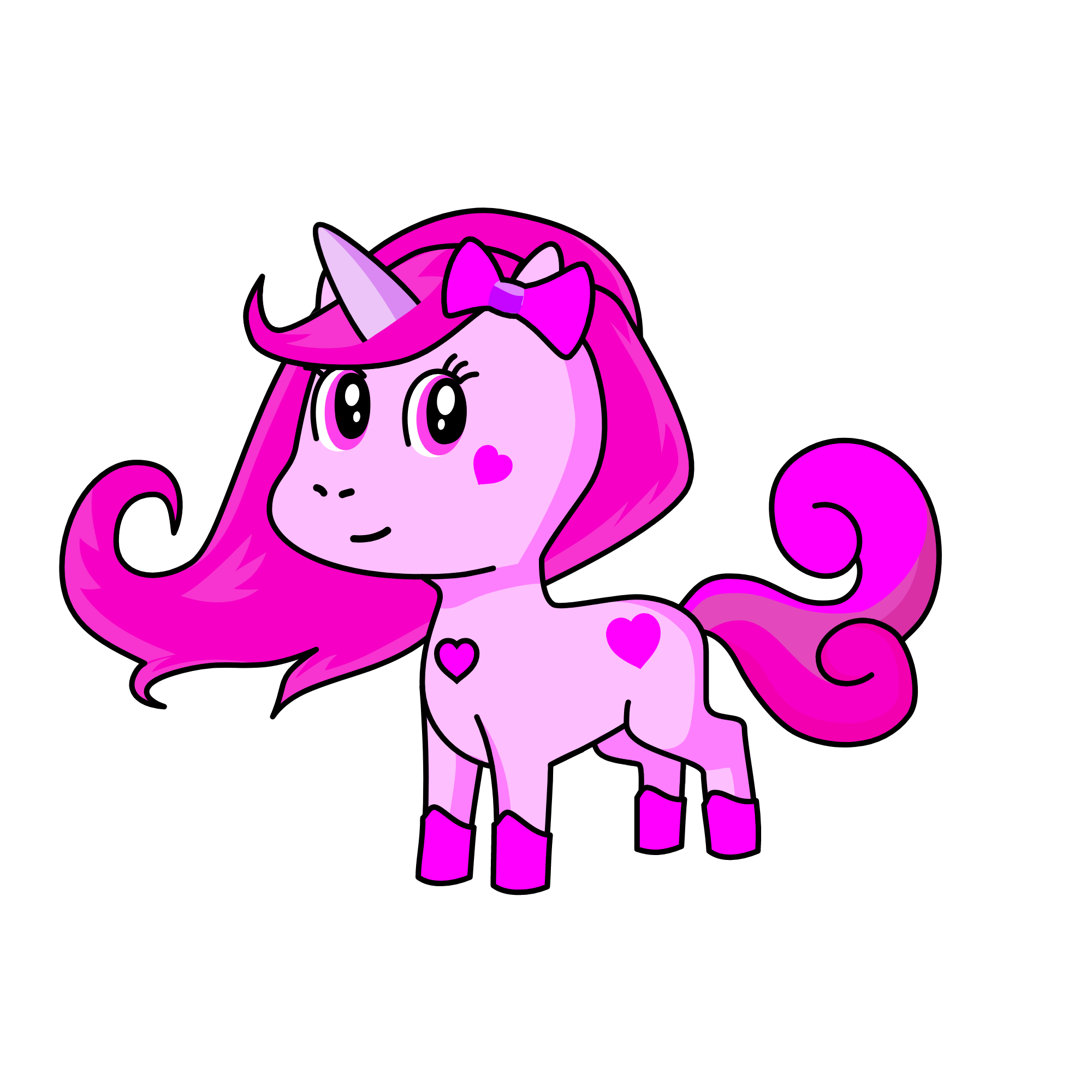 Pinkie, the unicorn