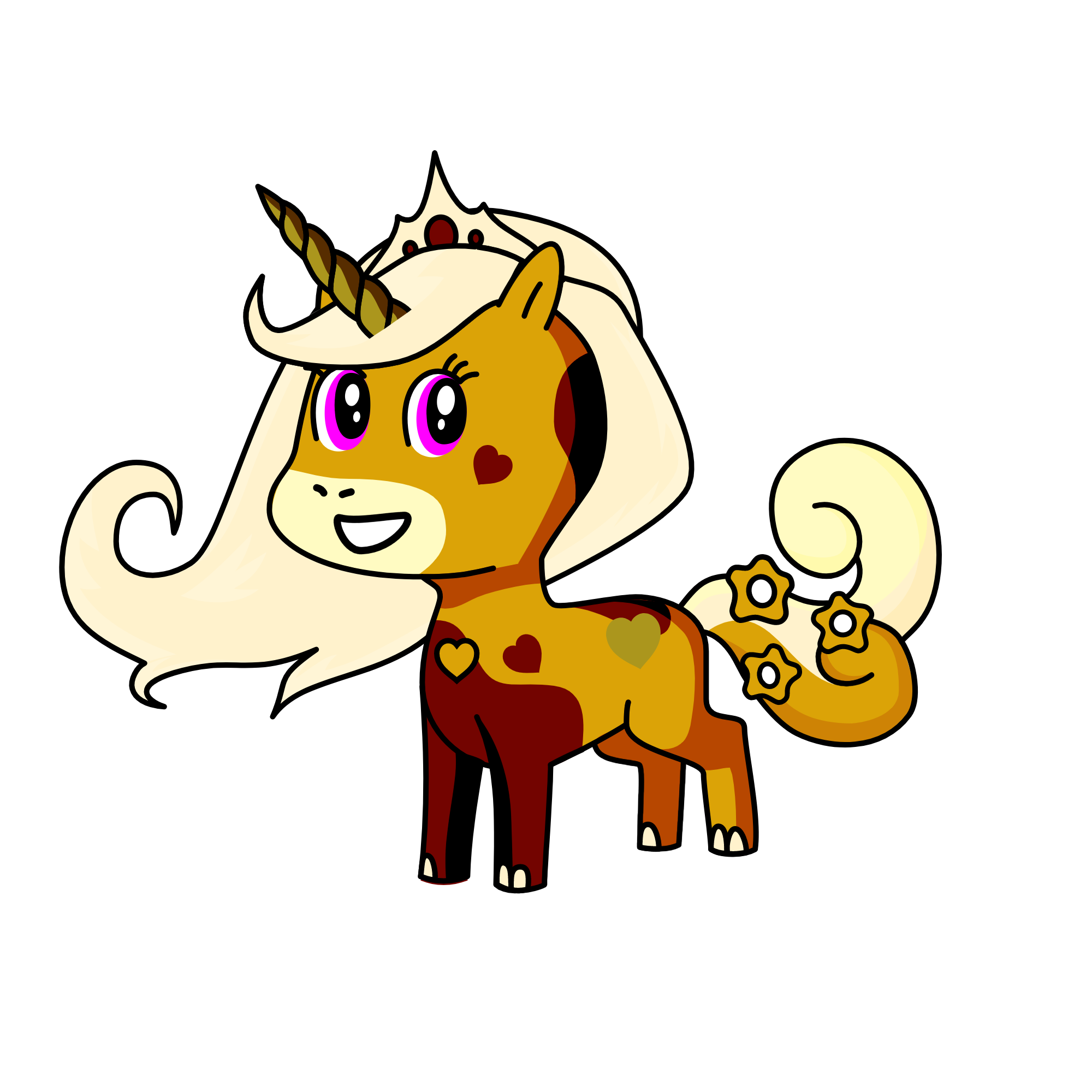 Princess cookie graham, the unicorn