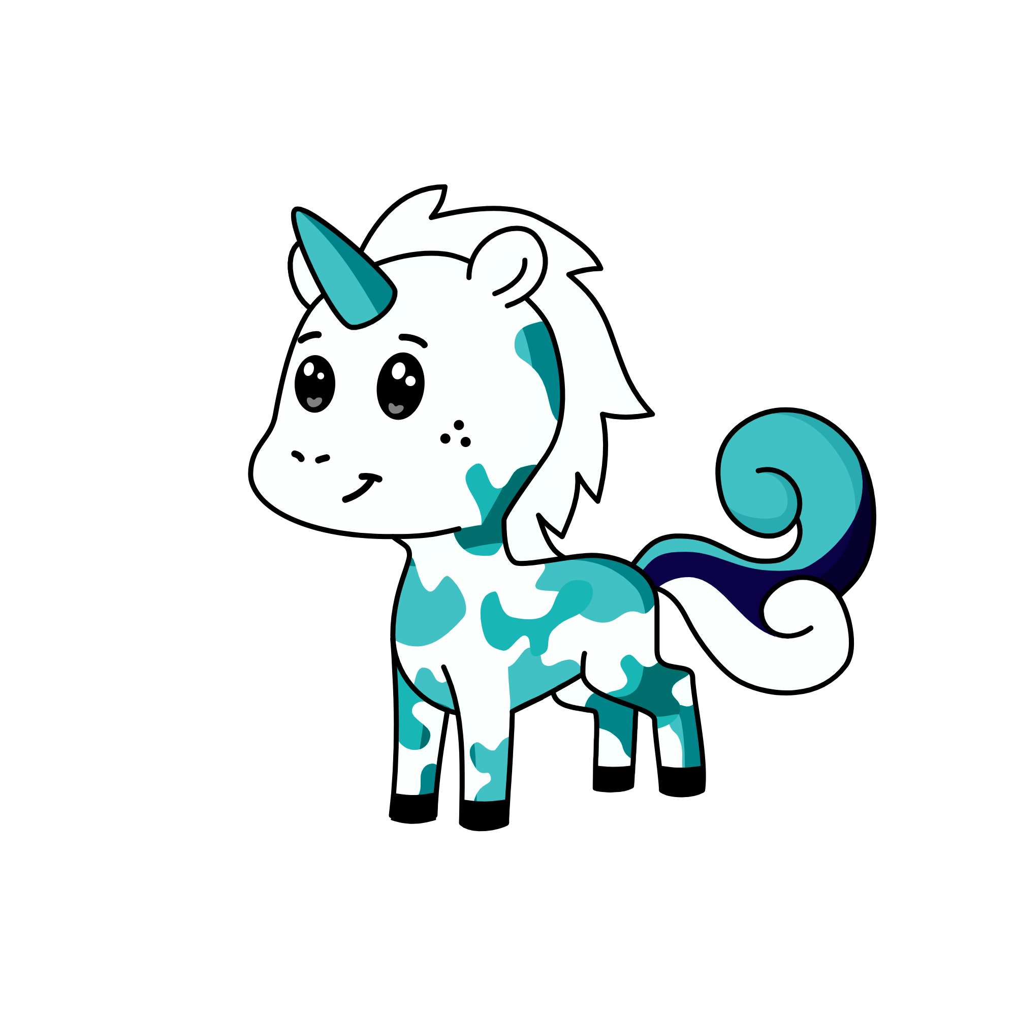 Winter Unicorn, the unicorn
