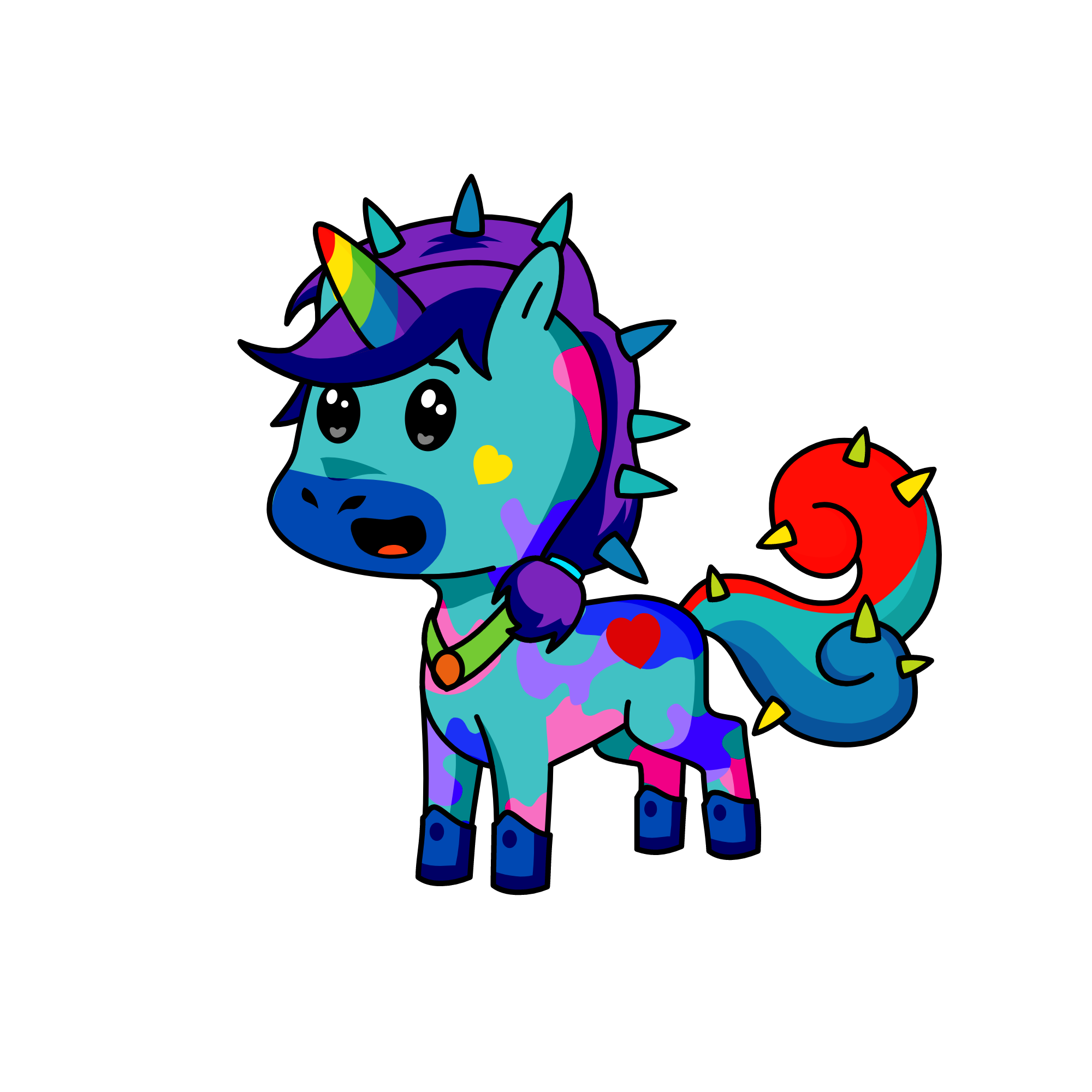 Happy, the unicorn