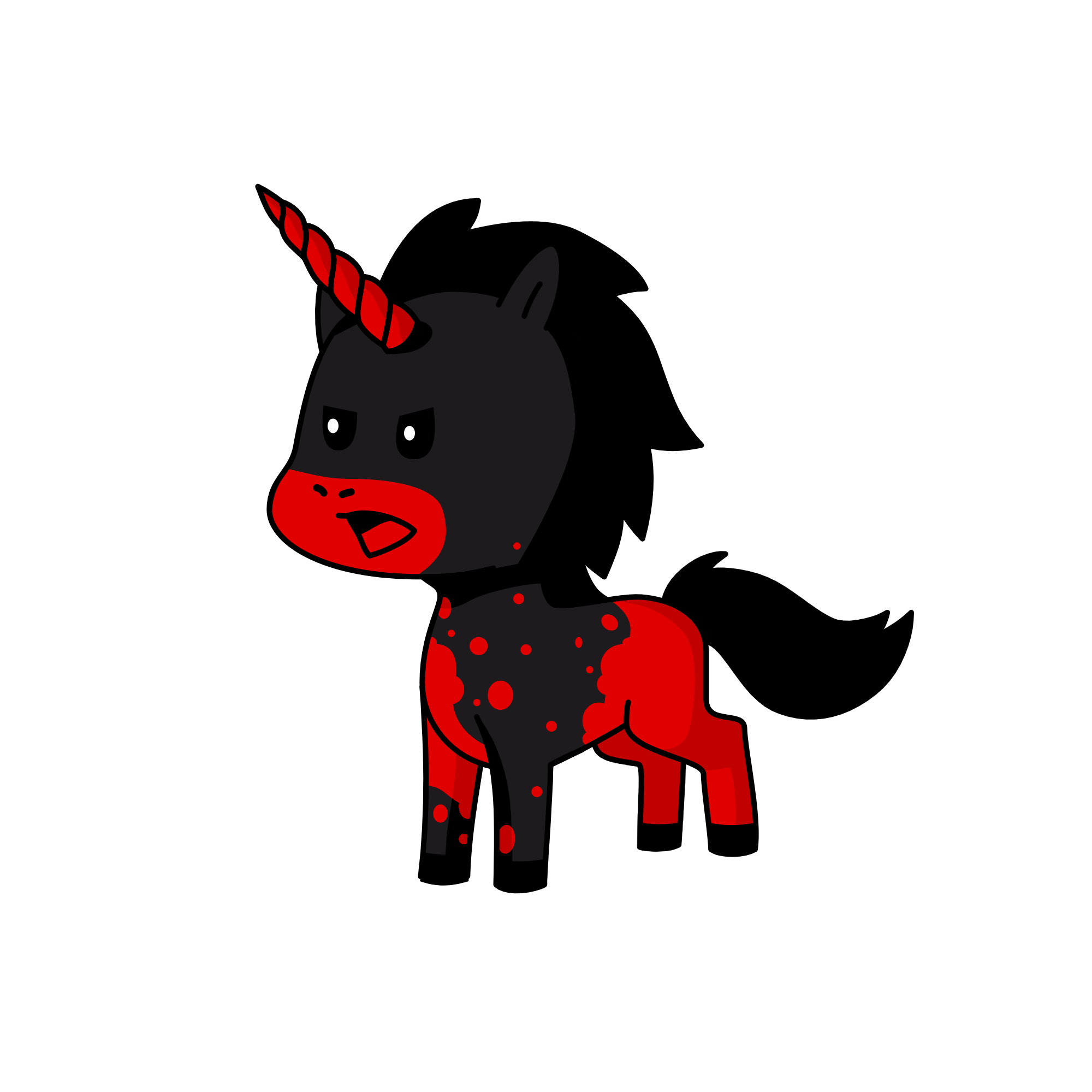 oh my god he stabbed me, the unicorn
