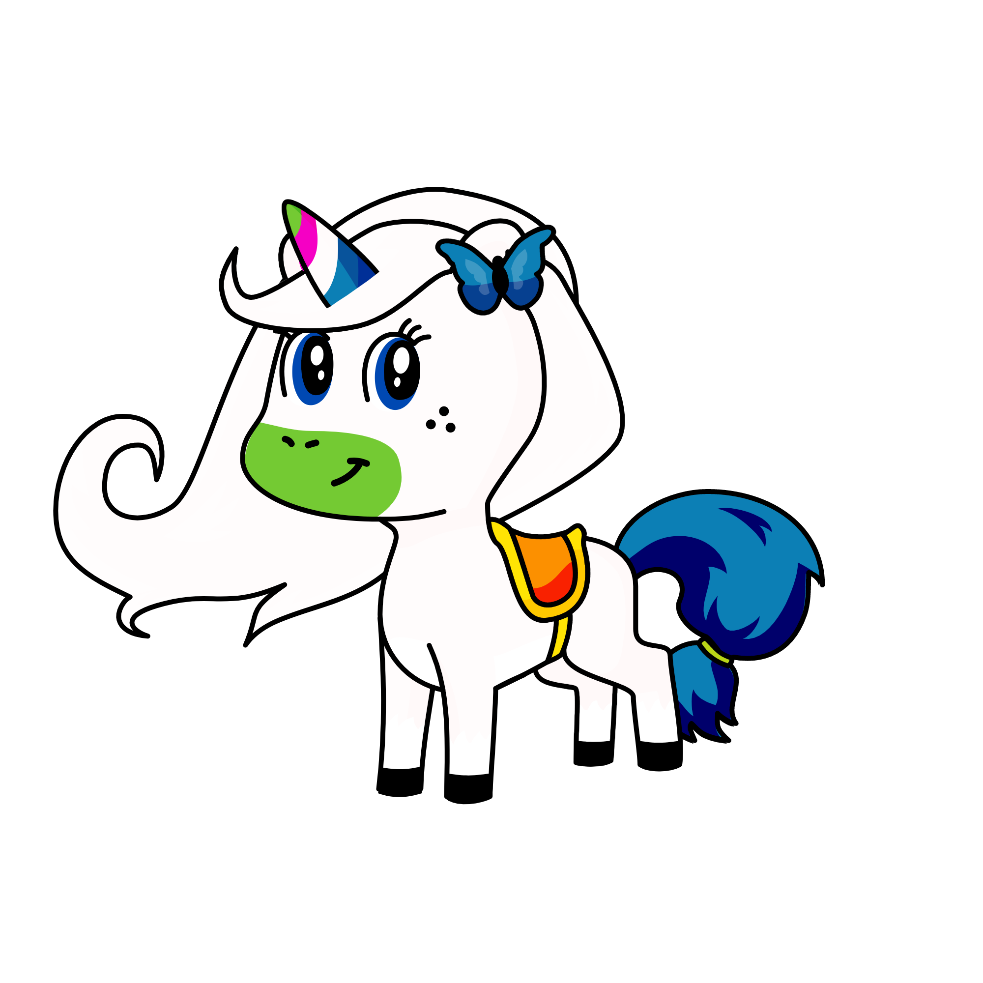 nieve azul (liga de la nieves=(=), the unicorn
