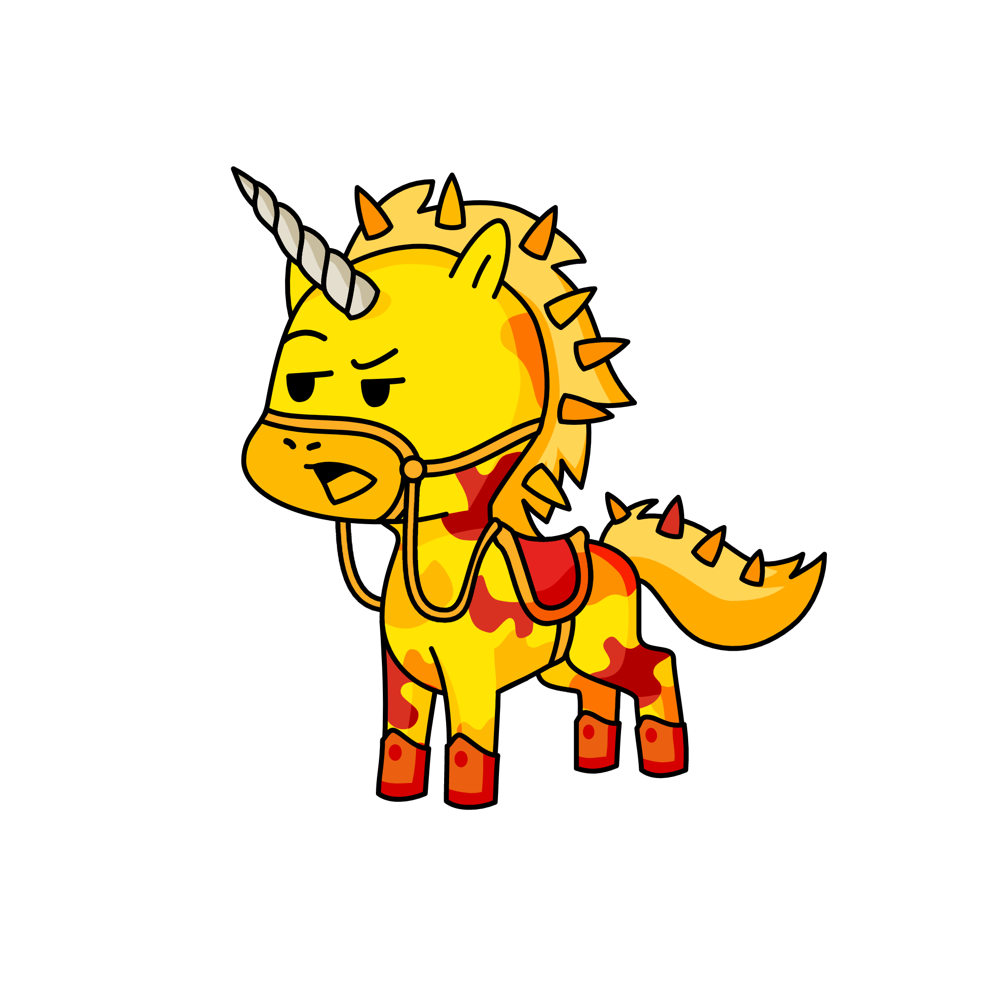 I'm fire y am i here????, the unicorn