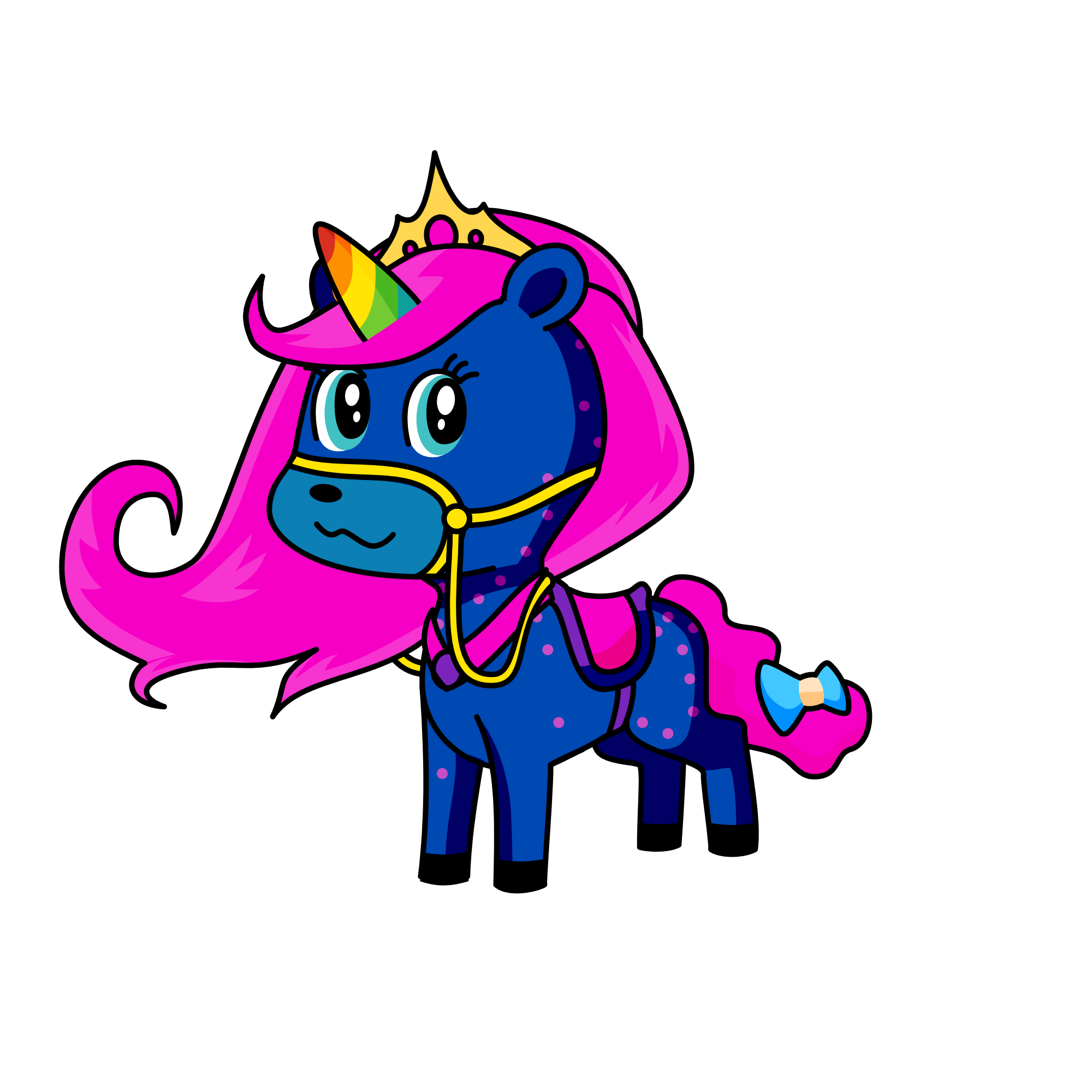 Night uini, the unicorn