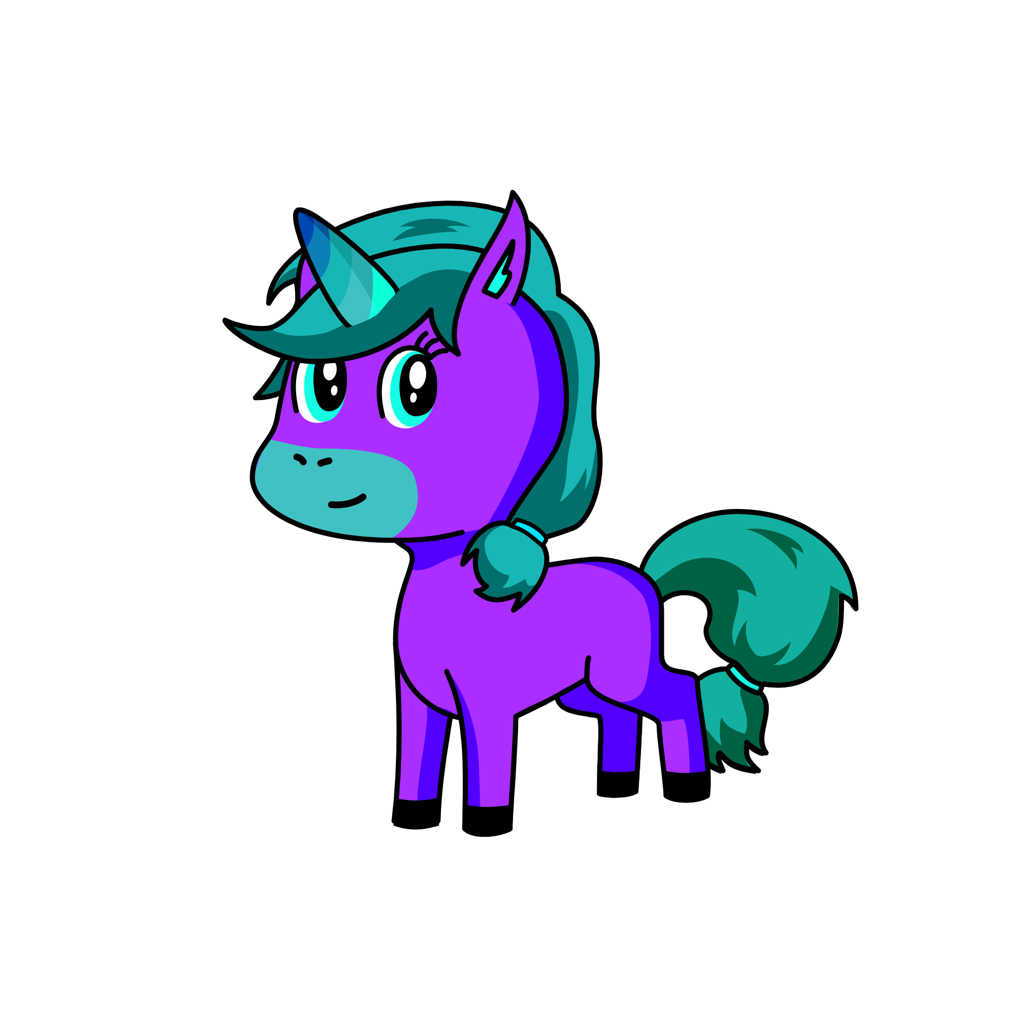 Crystal, the unicorn