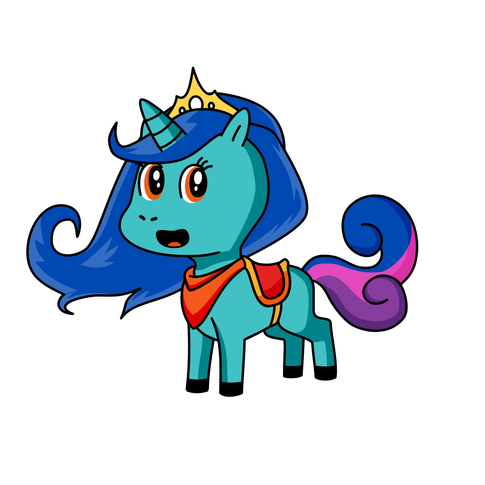 Galaxy Glimmer, the unicorn