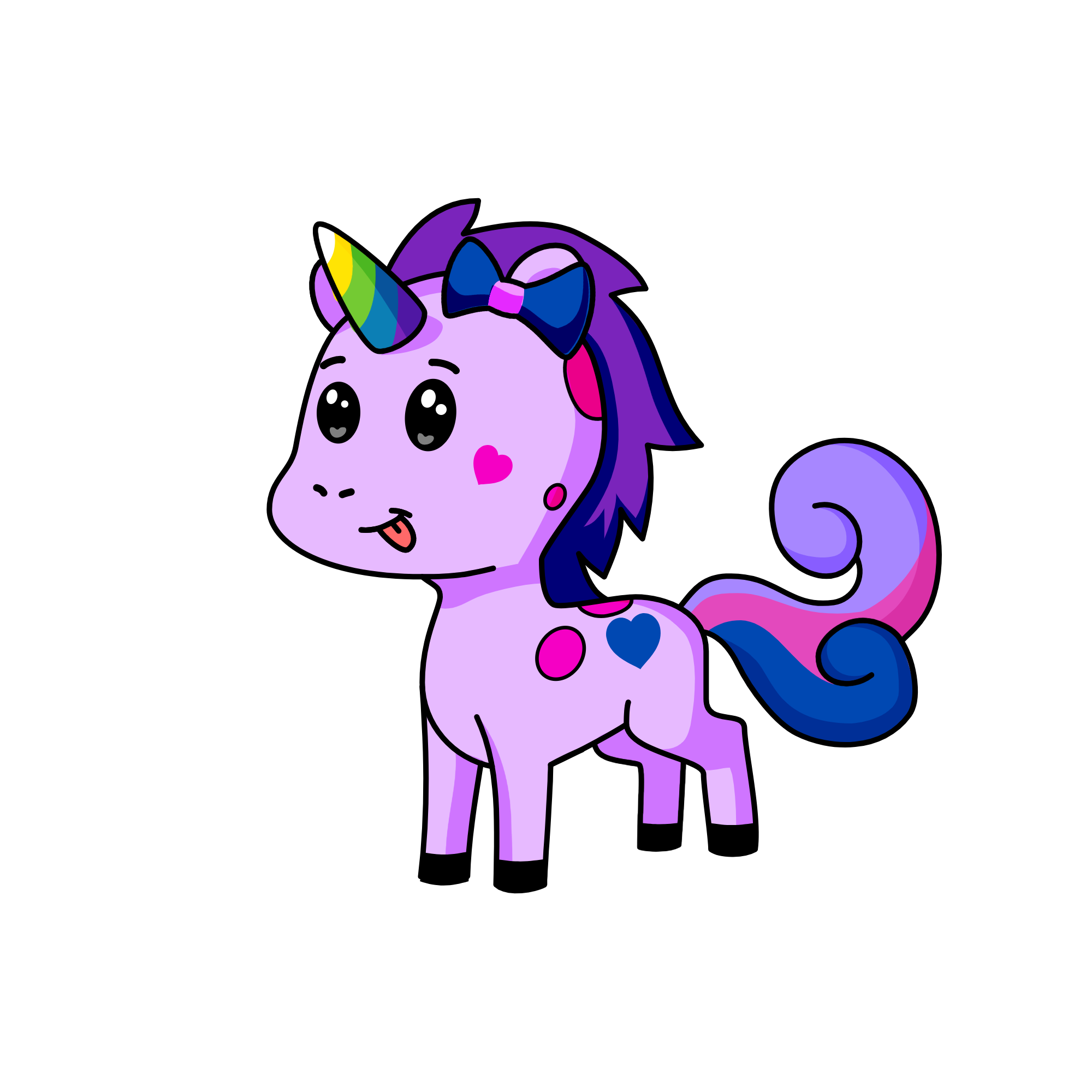 Candy, the unicorn