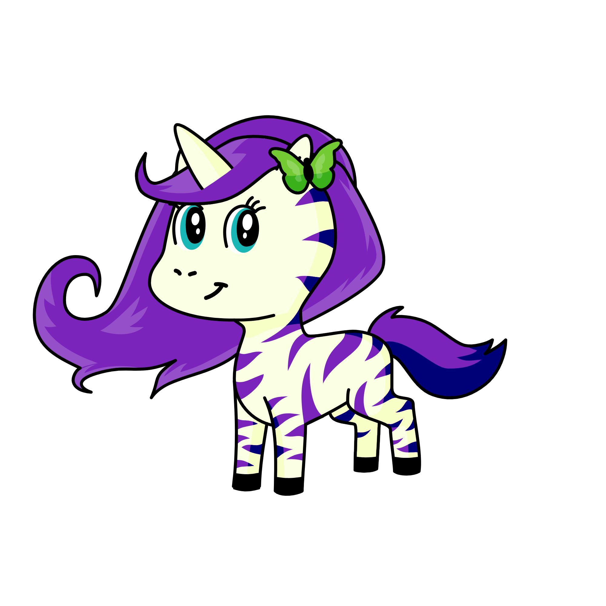 Prissy the Zebracorn, the unicorn
