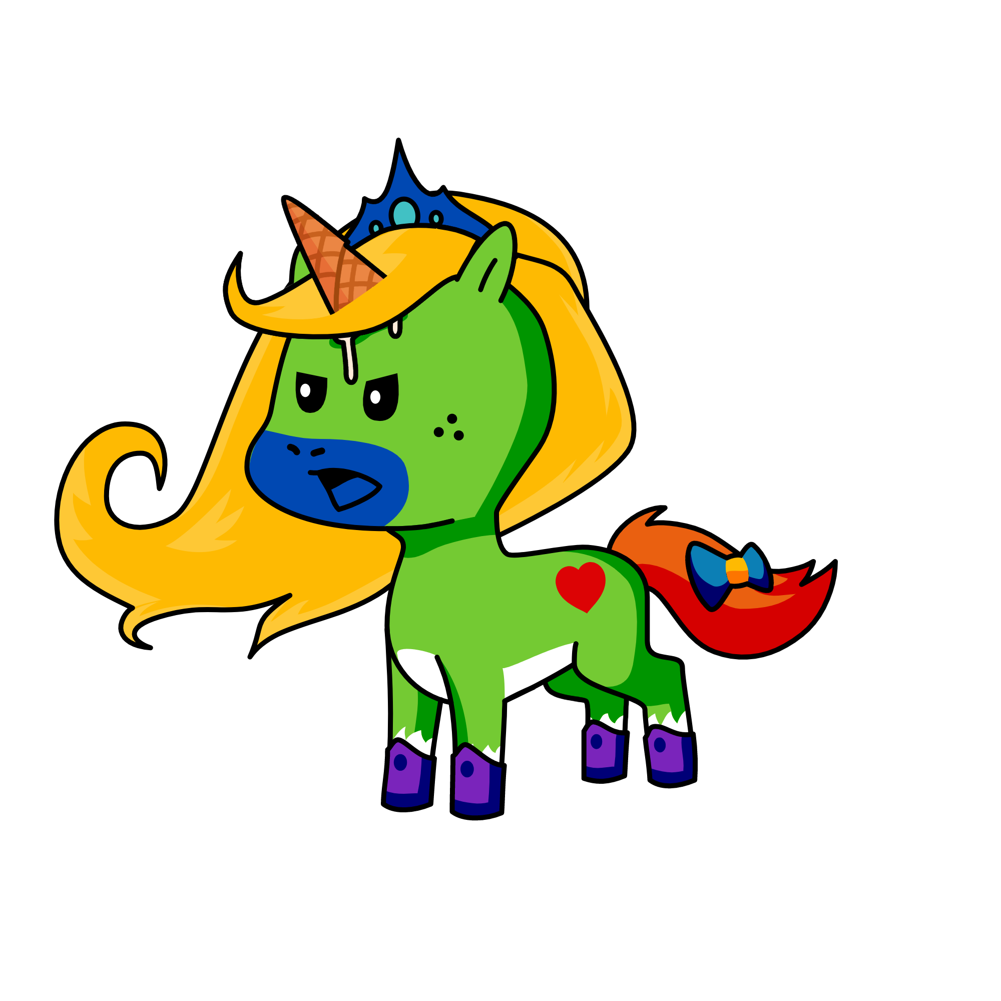 pooplicker slimeball, the unicorn