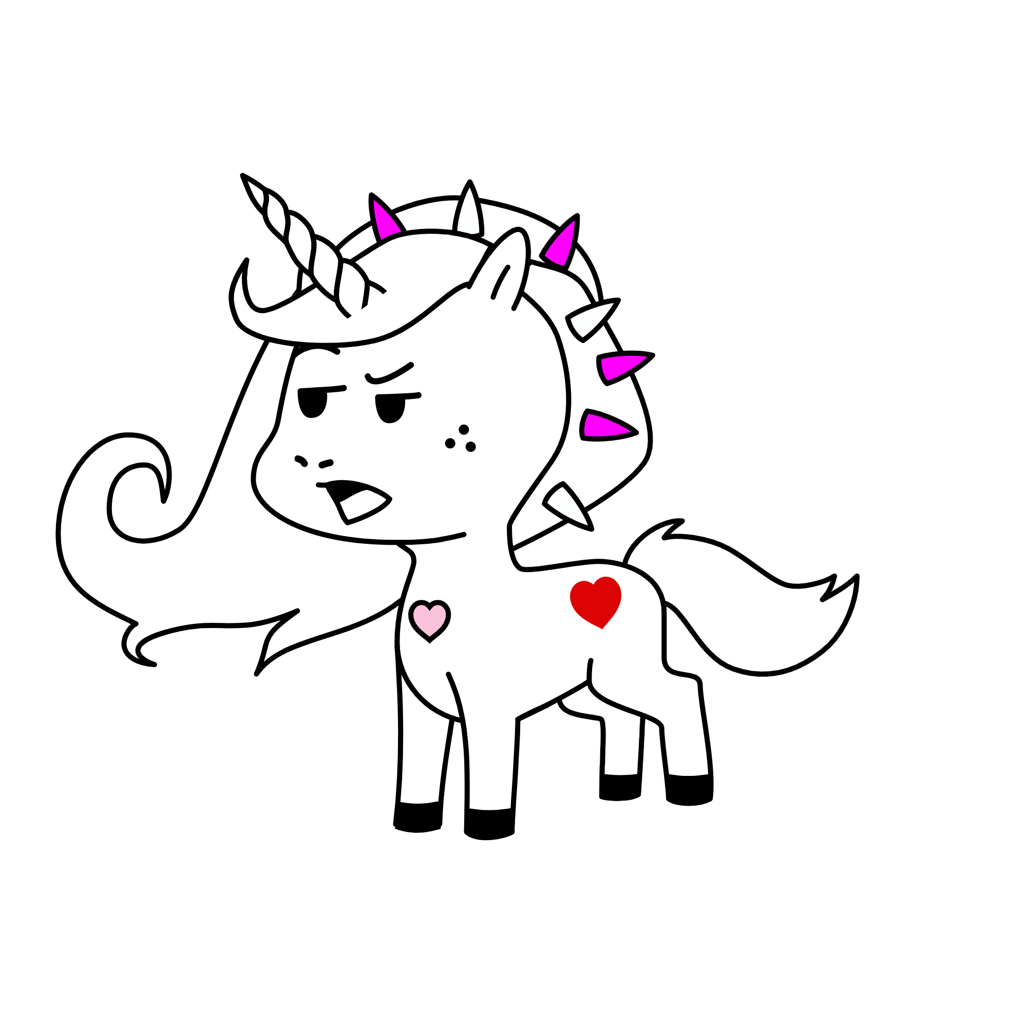 dont talk back to me , the unicorn