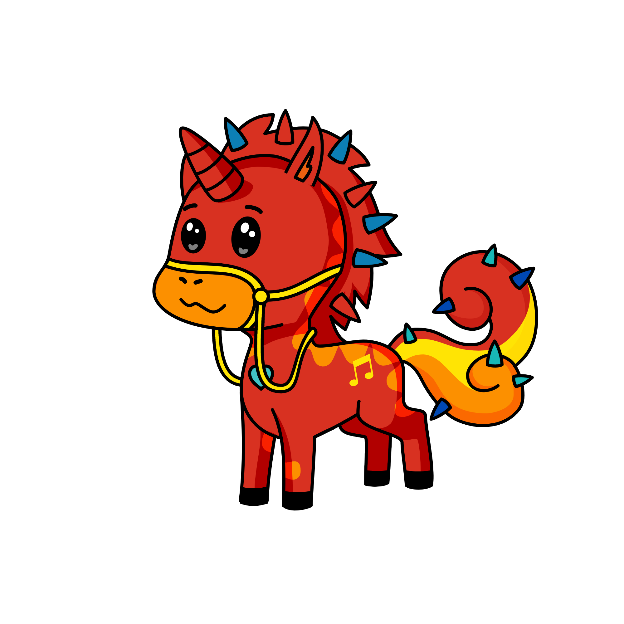 Spiker, the unicorn