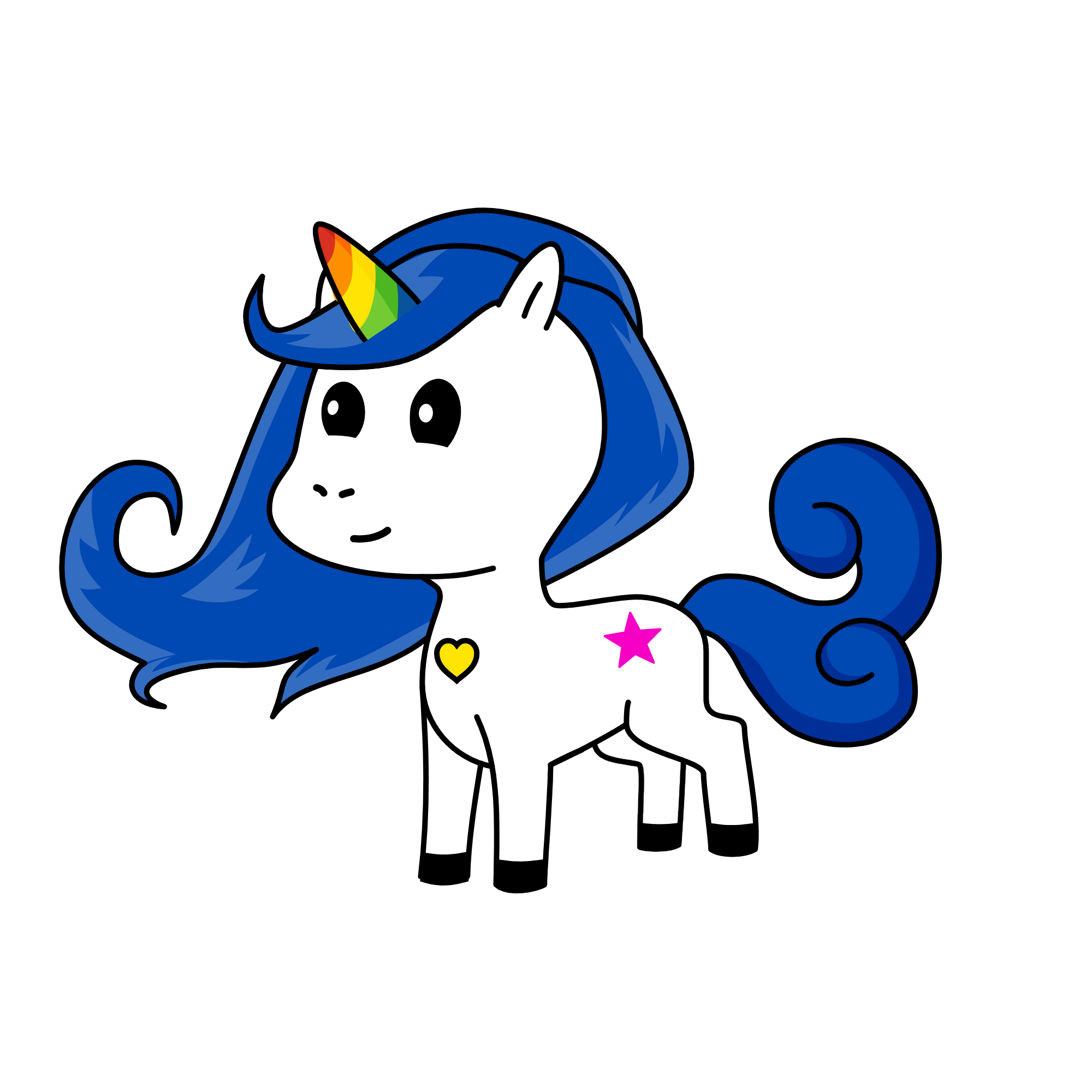 Princess Sparkleface, the unicorn
