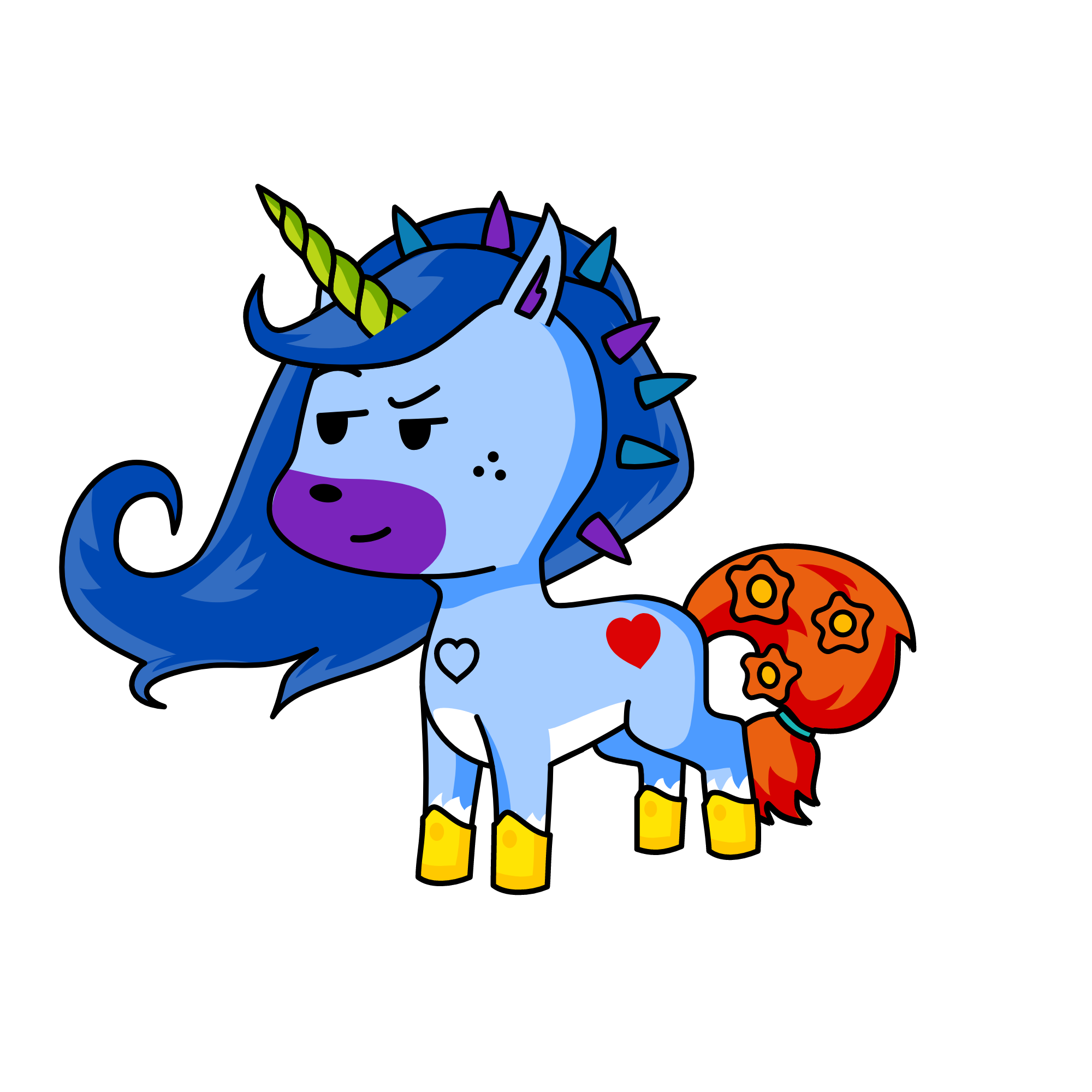 cremy potao, the unicorn