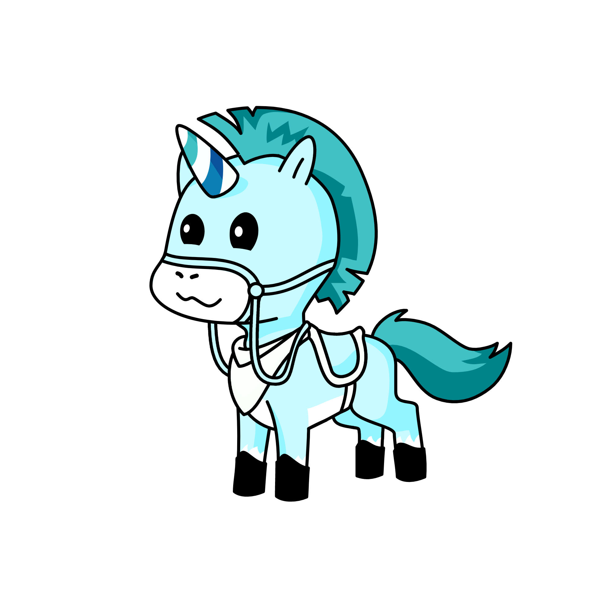blue berry, the unicorn