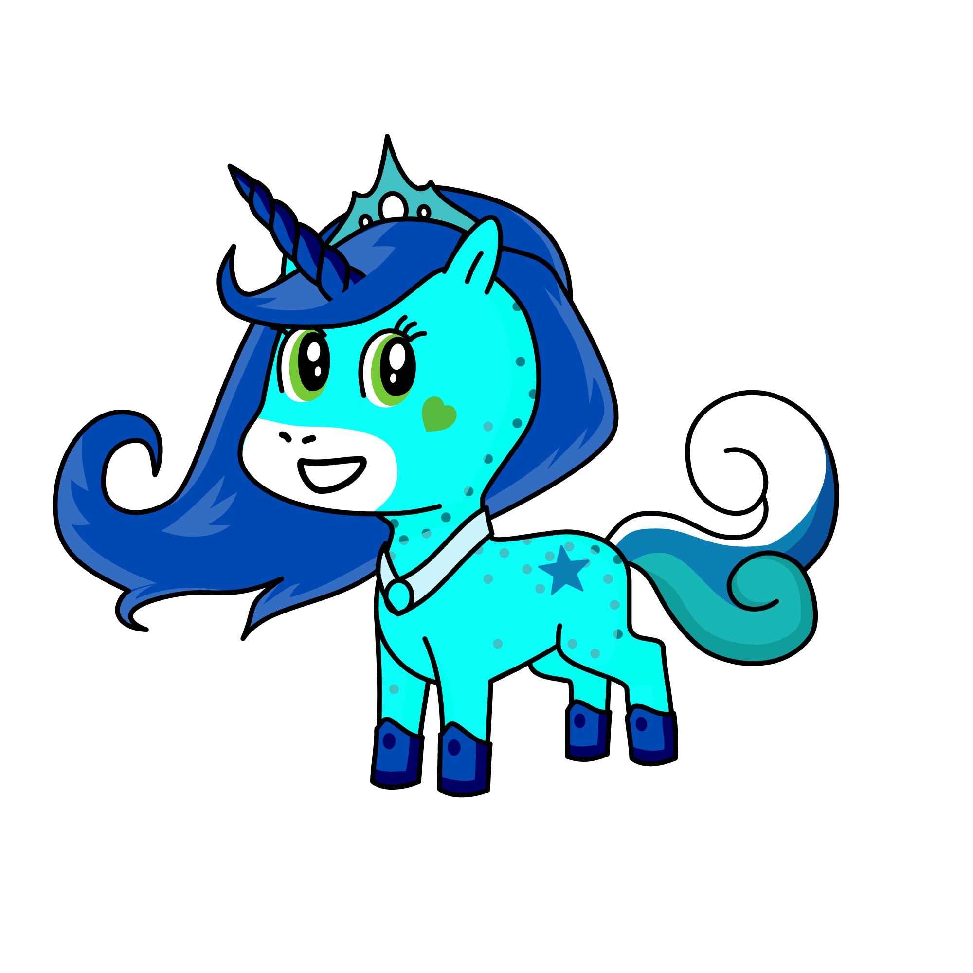 snowla, the unicorn