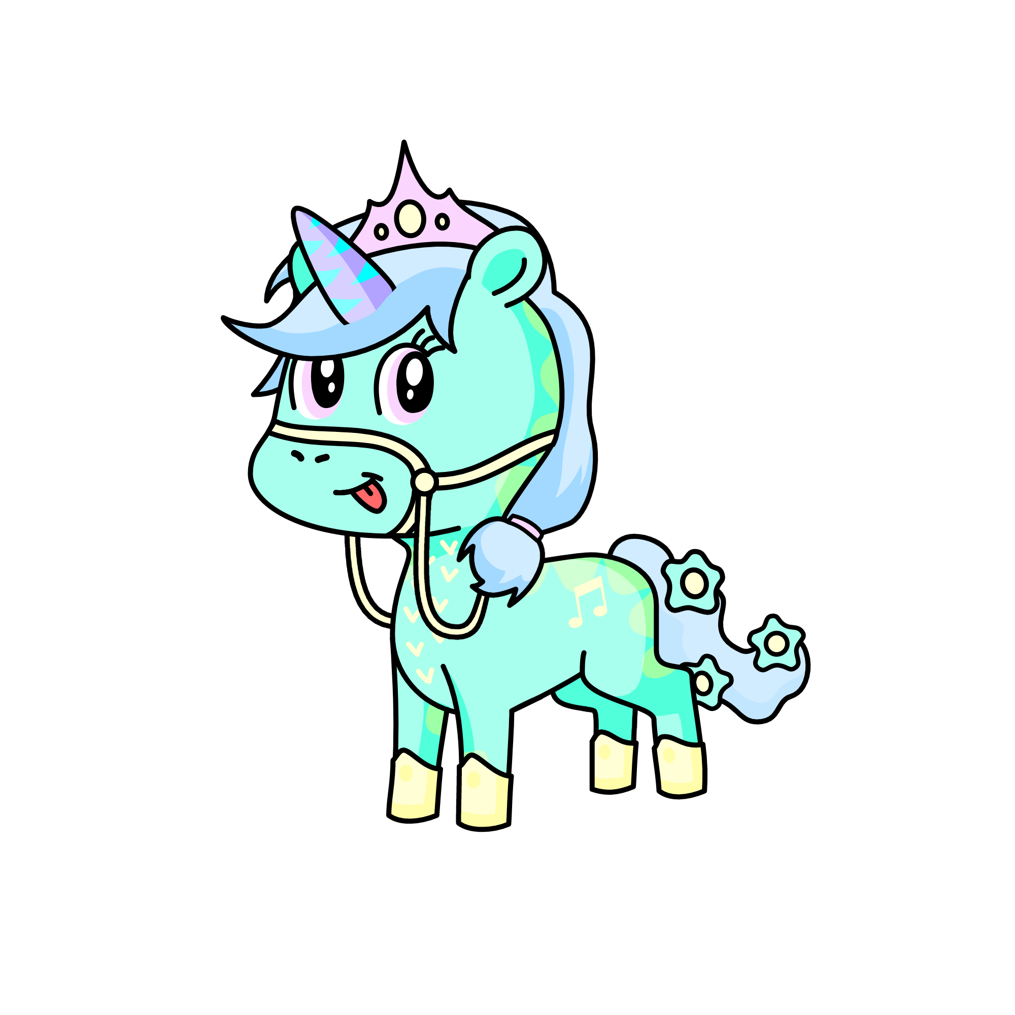 princess roseilly, the unicorn