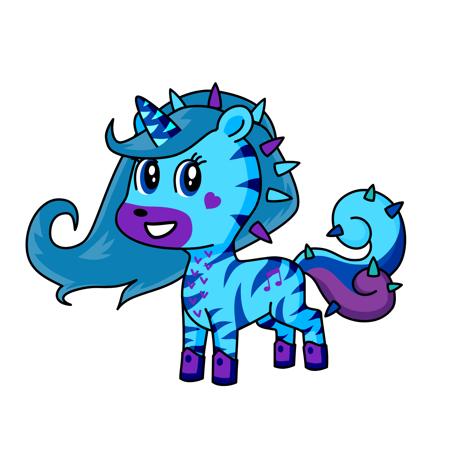 crystal, the unicorn