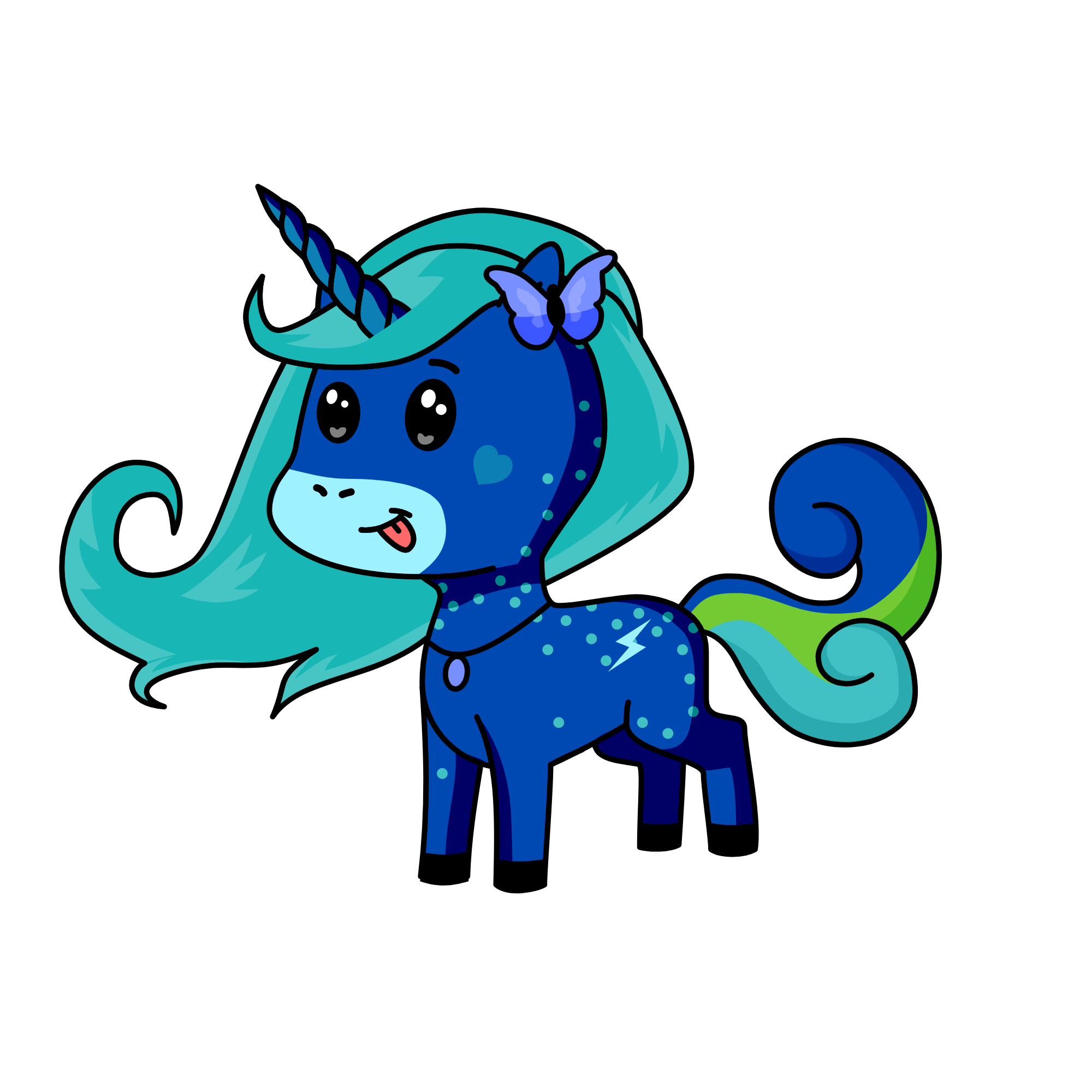 dakenes, the unicorn