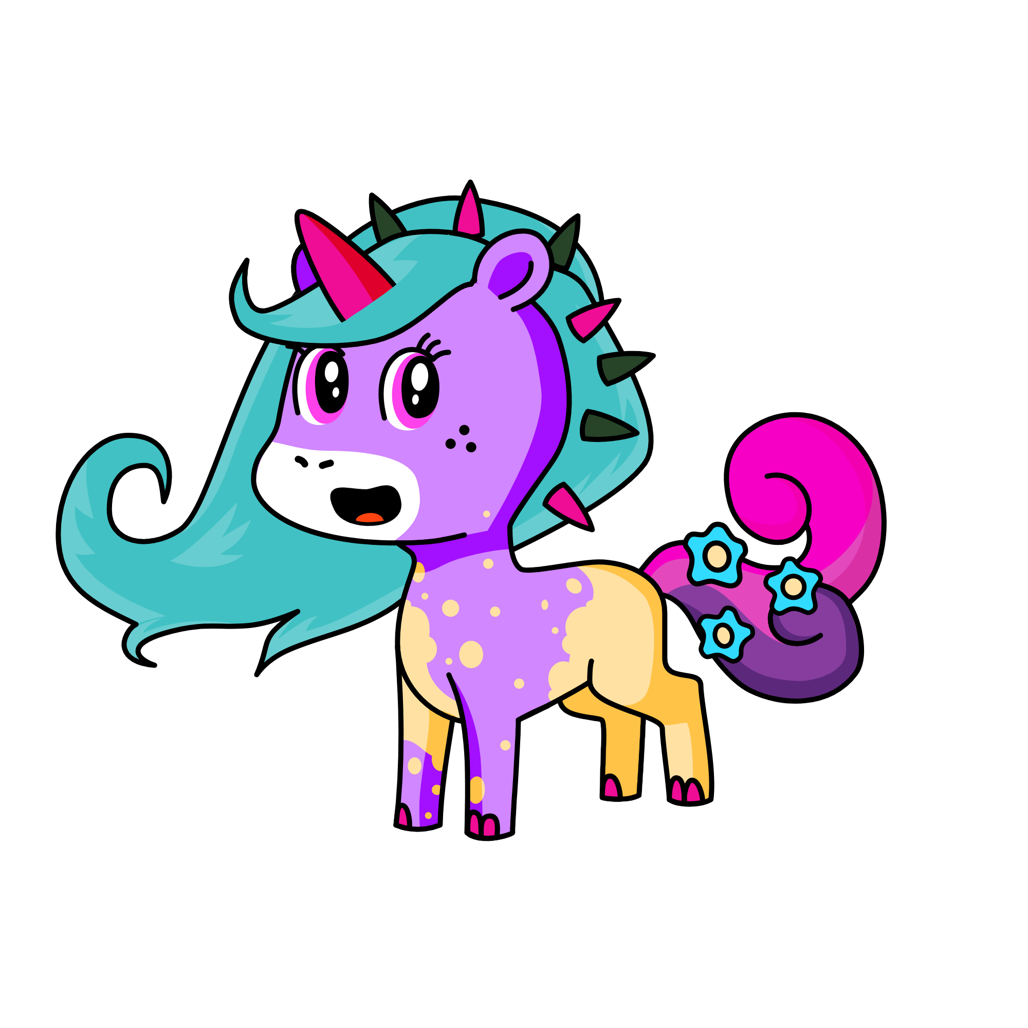 spicy sugar, the unicorn