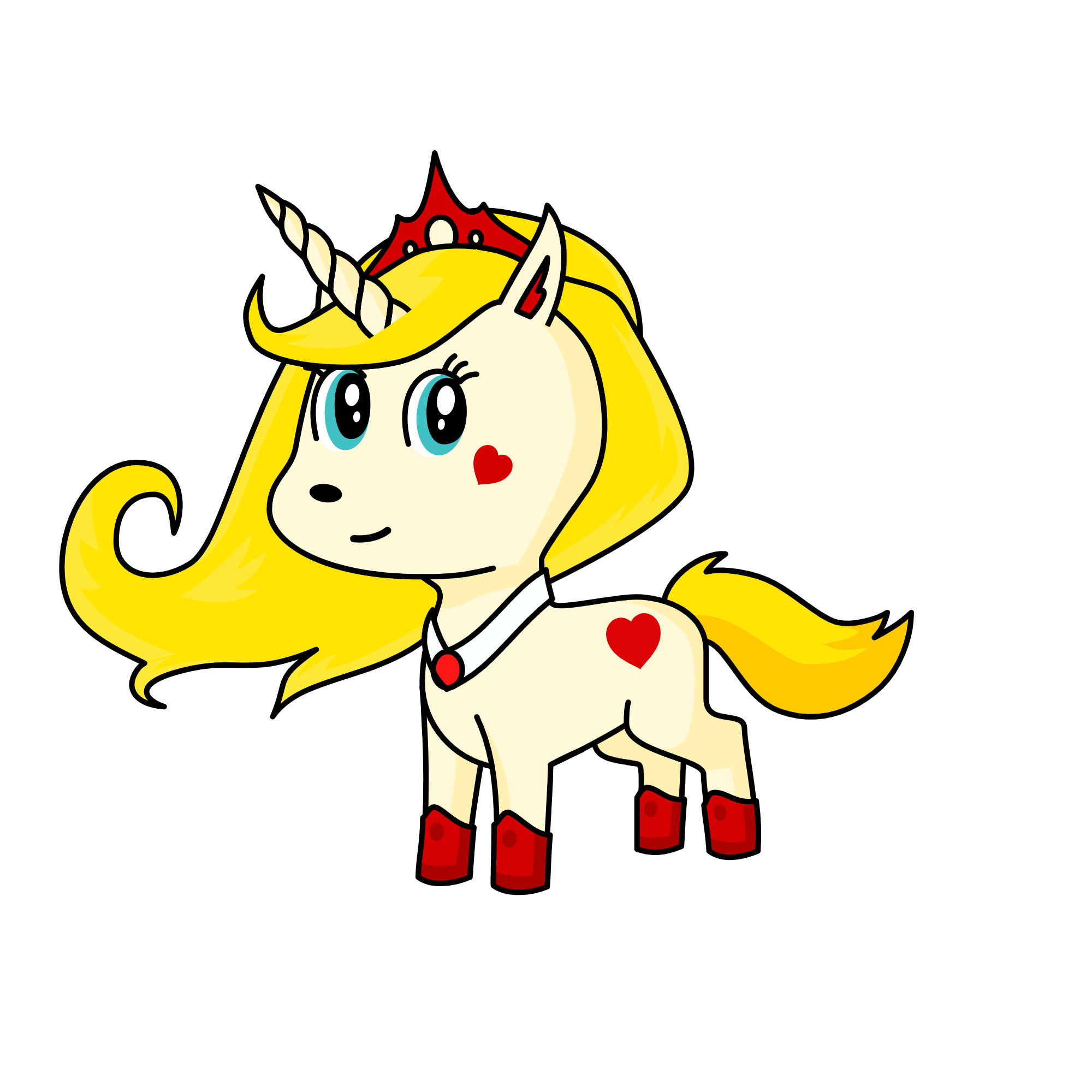 Red Riding Hood, the unicorn