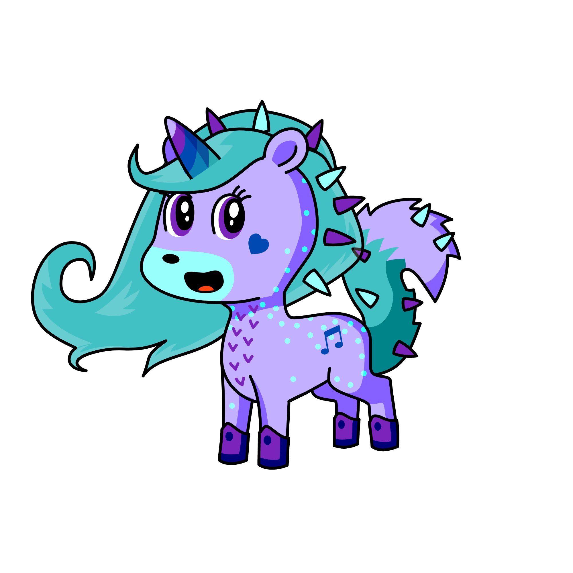 crstal, the unicorn
