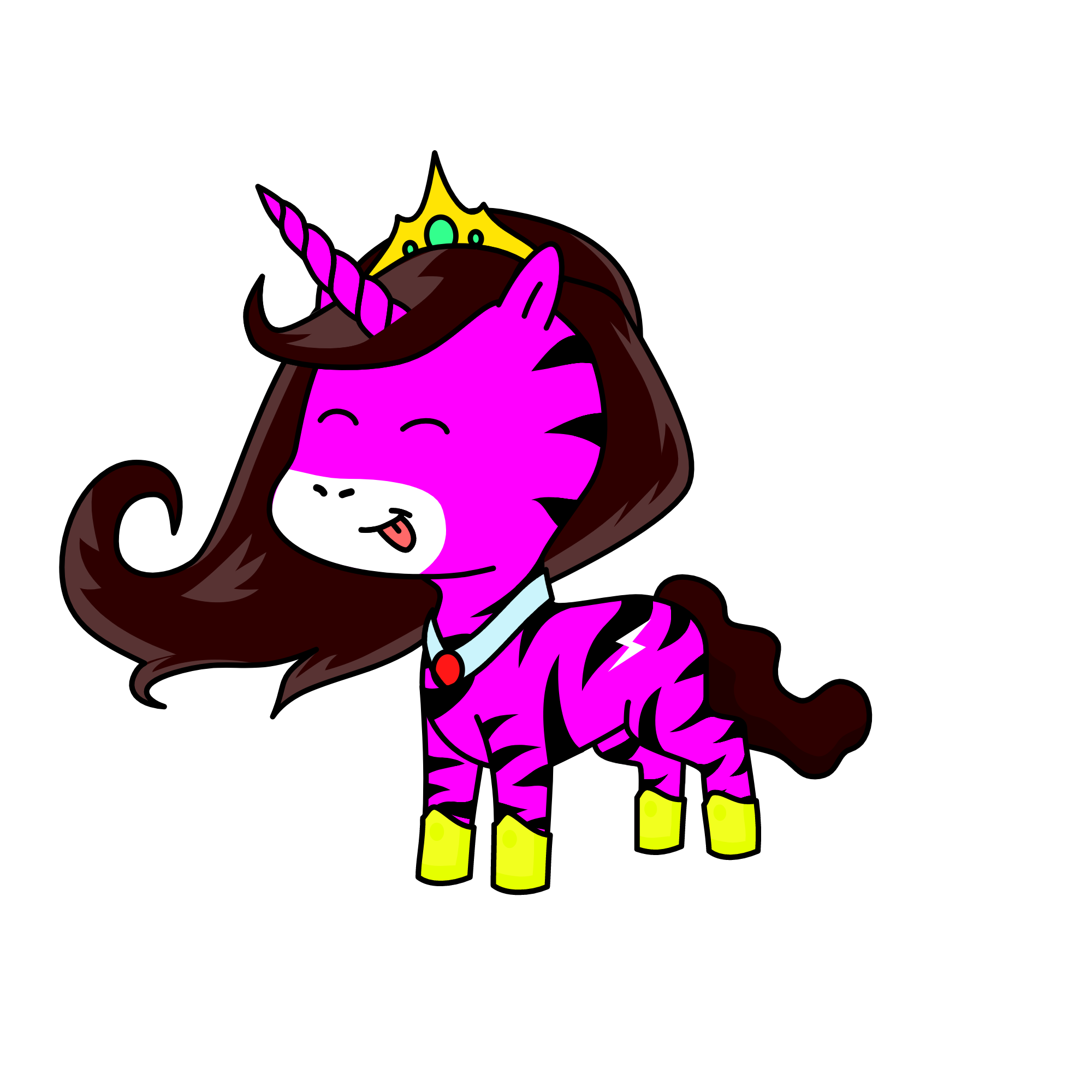 queenty, the unicorn