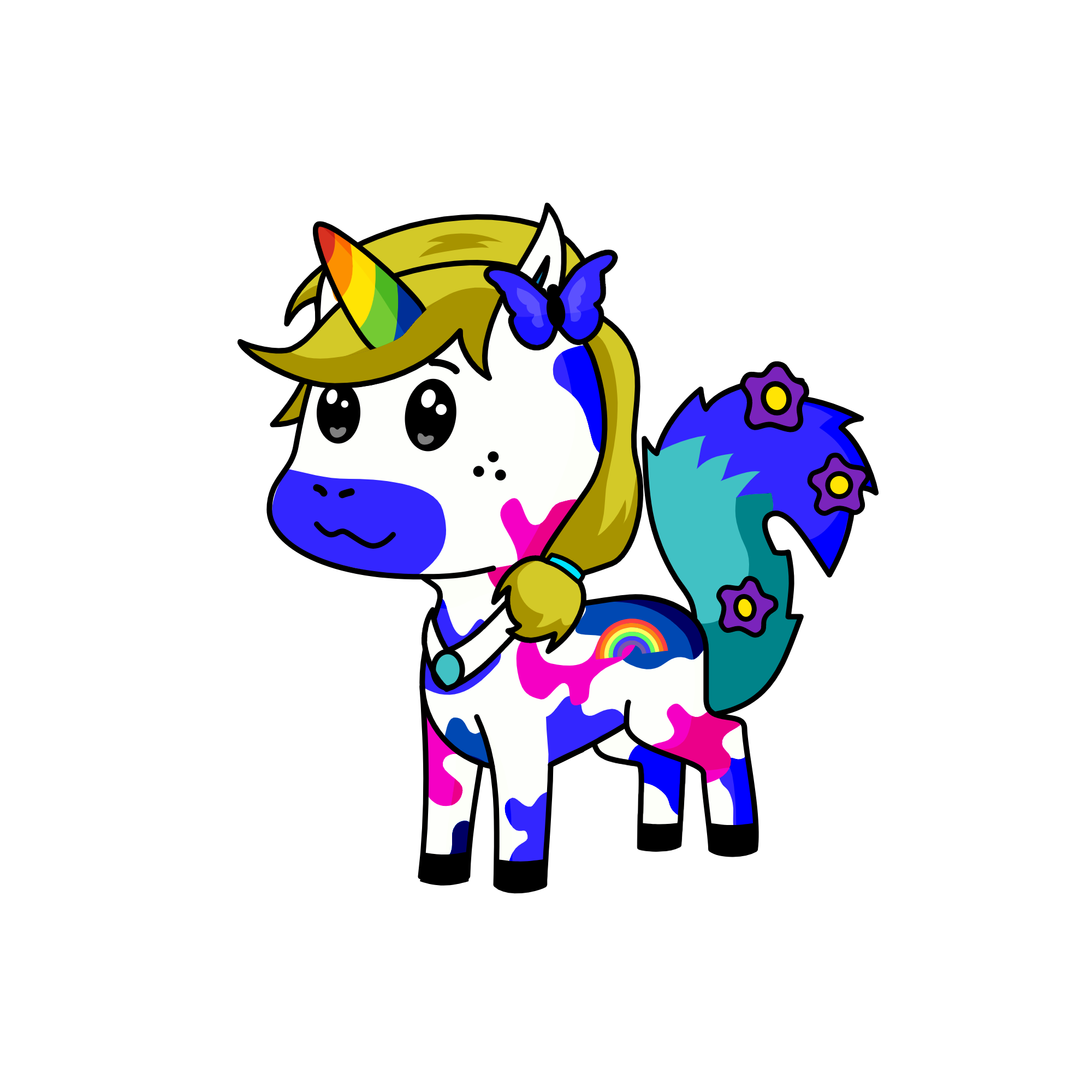 RainbowPies, the unicorn