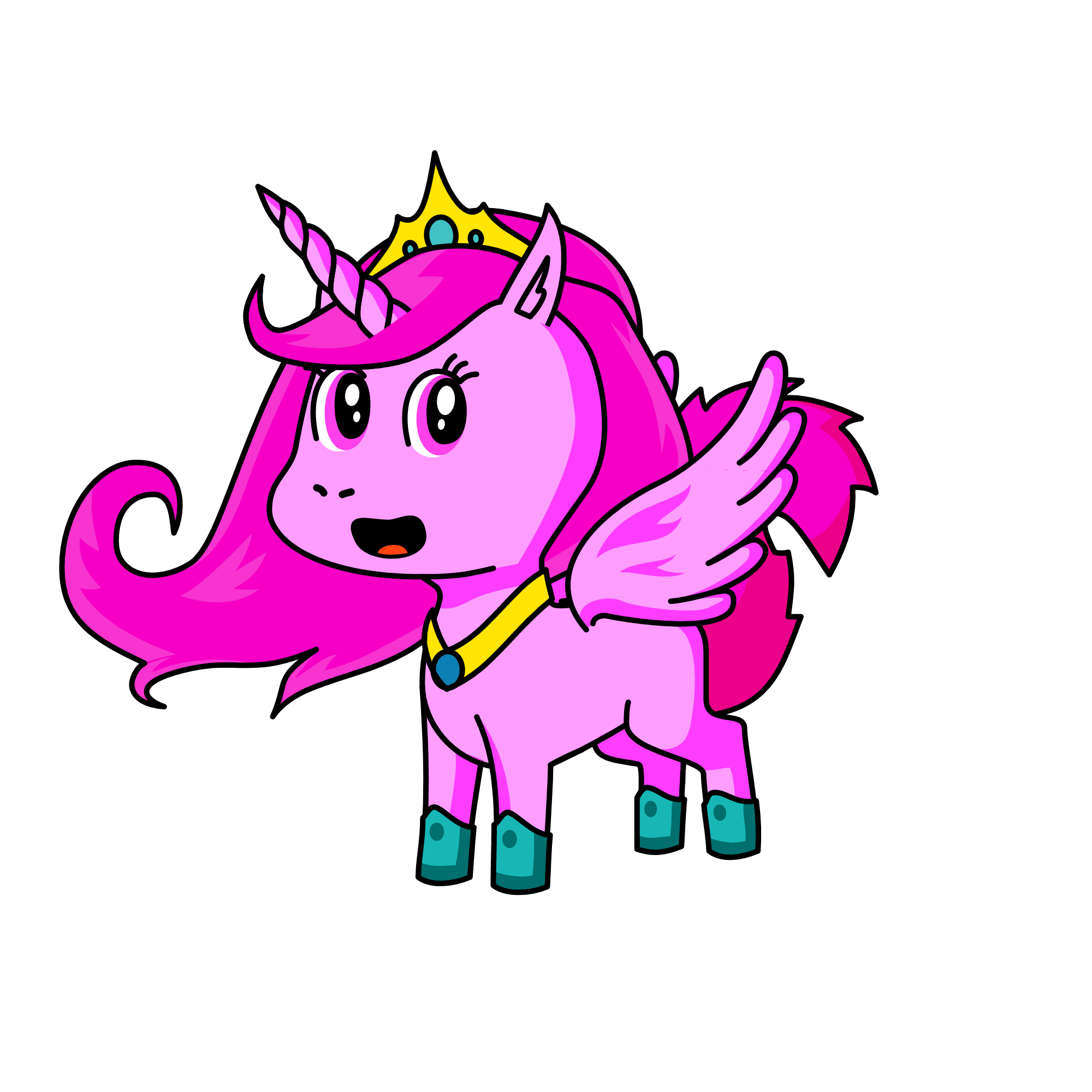 fluffle puff, the unicorn