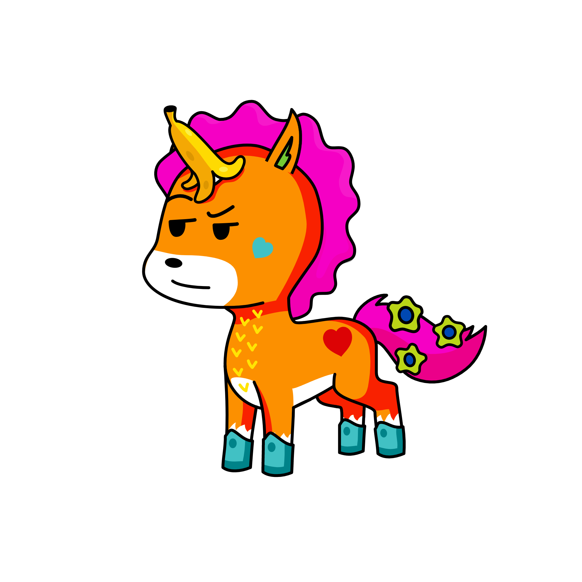 jjjjj, the unicorn
