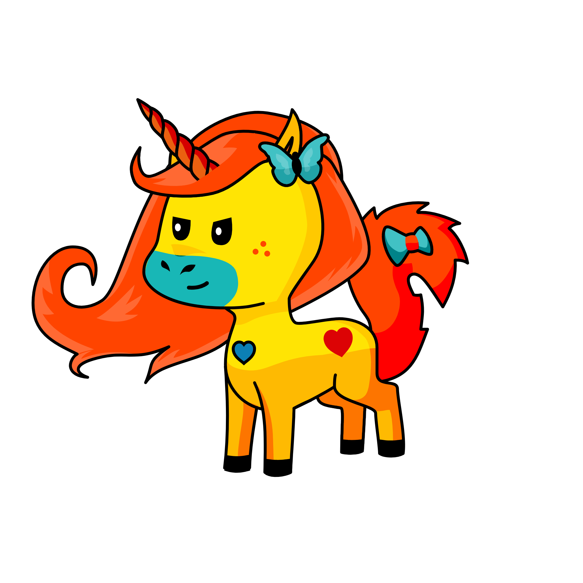 moody, the unicorn