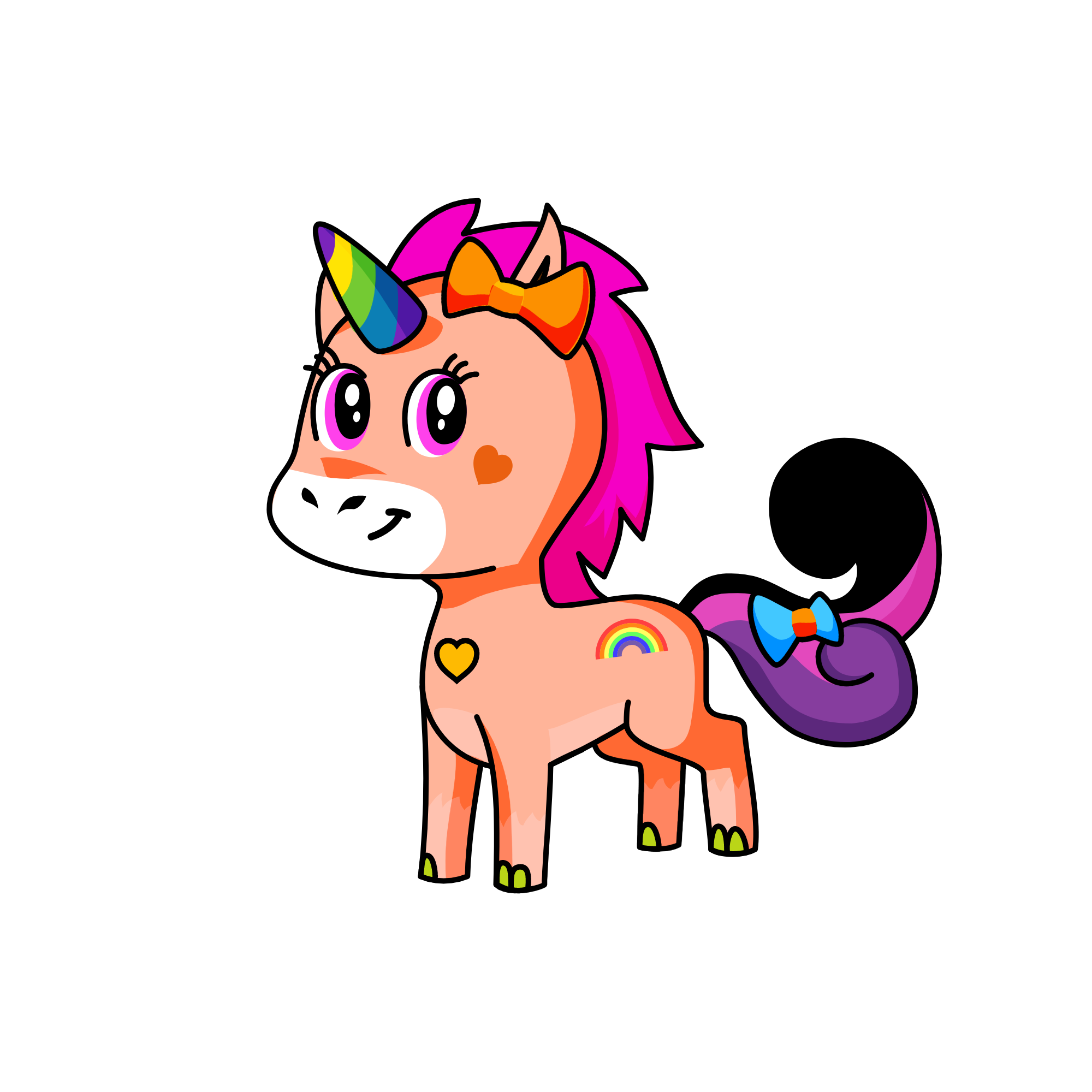 pretty, the unicorn