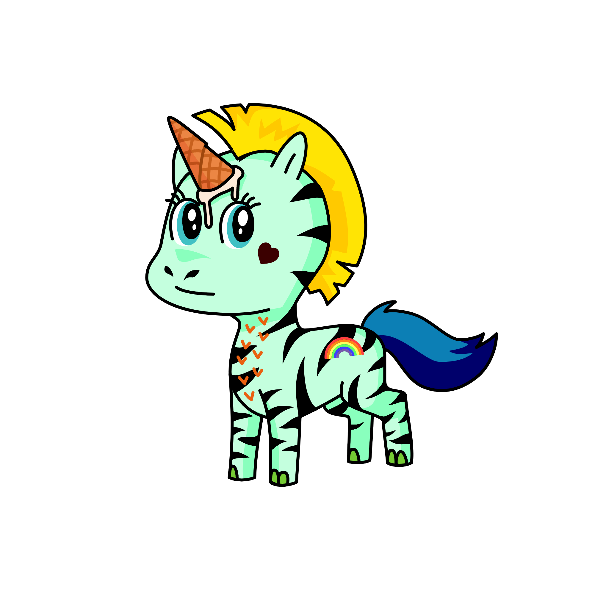 I dont know what I did here, the unicorn