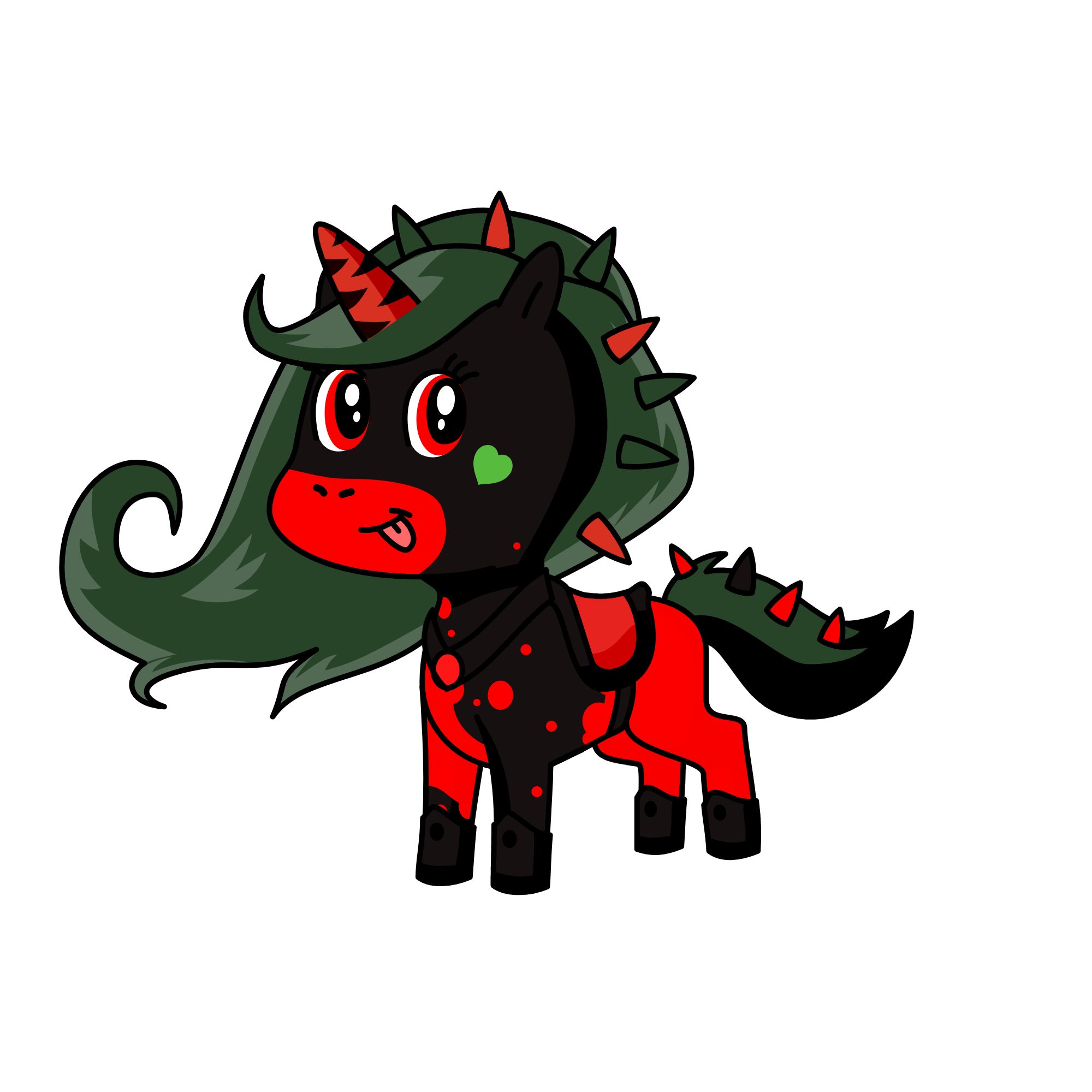 Queen of the Devils, the unicorn