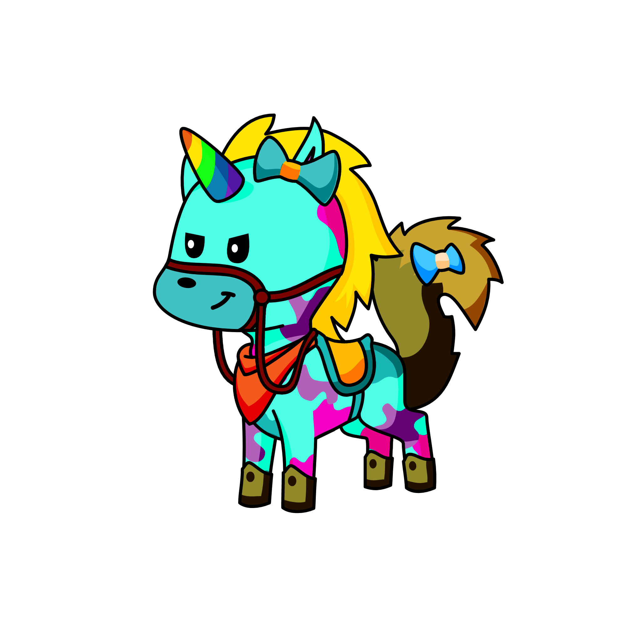 Winter, the unicorn