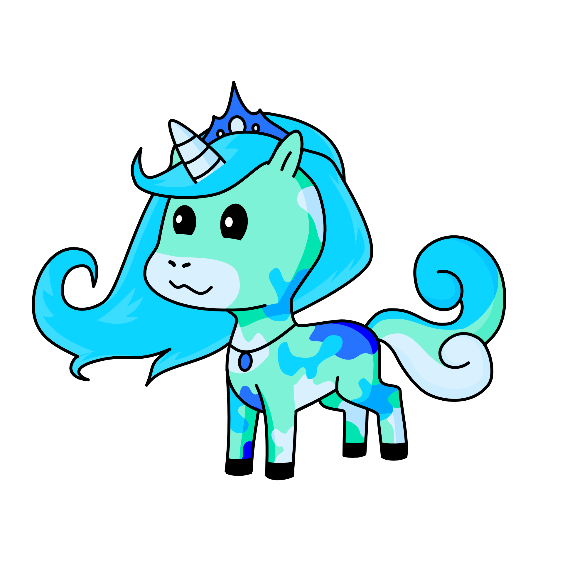 Coral, the unicorn