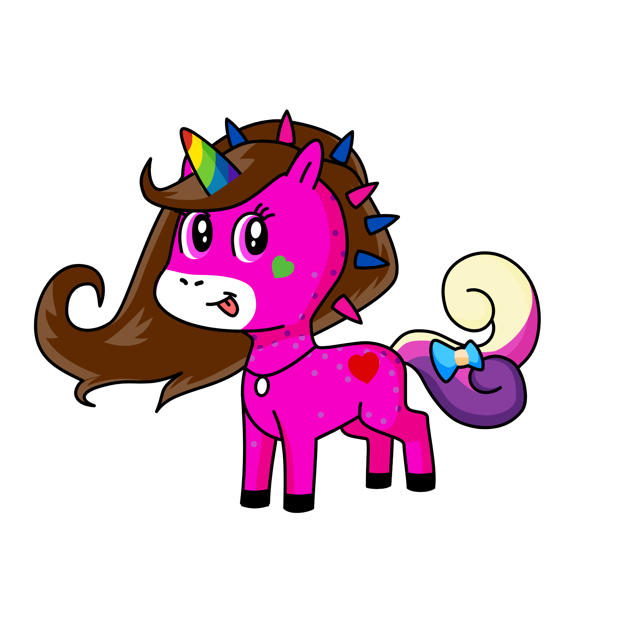 Pelusa, the unicorn