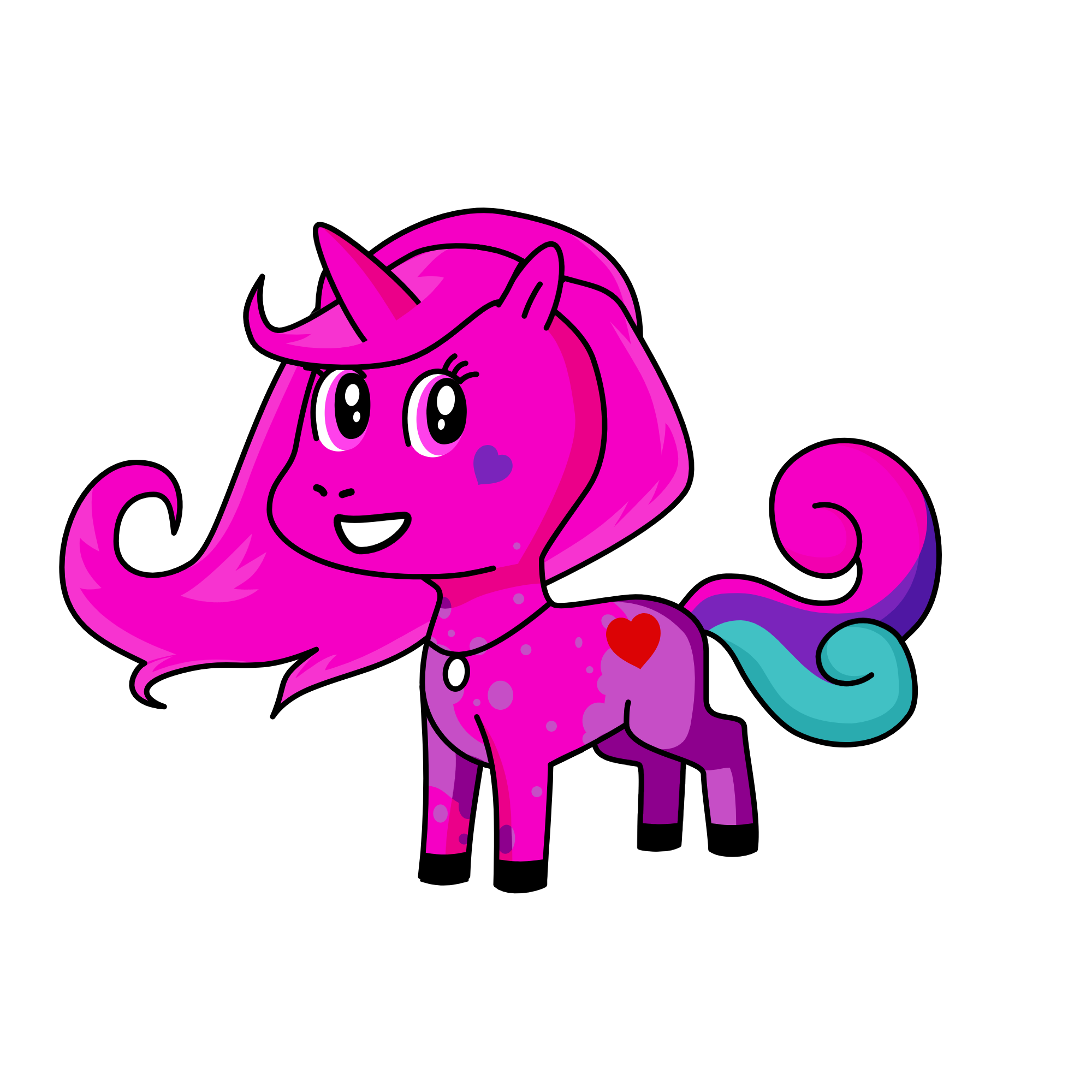 pinke pie, the unicorn