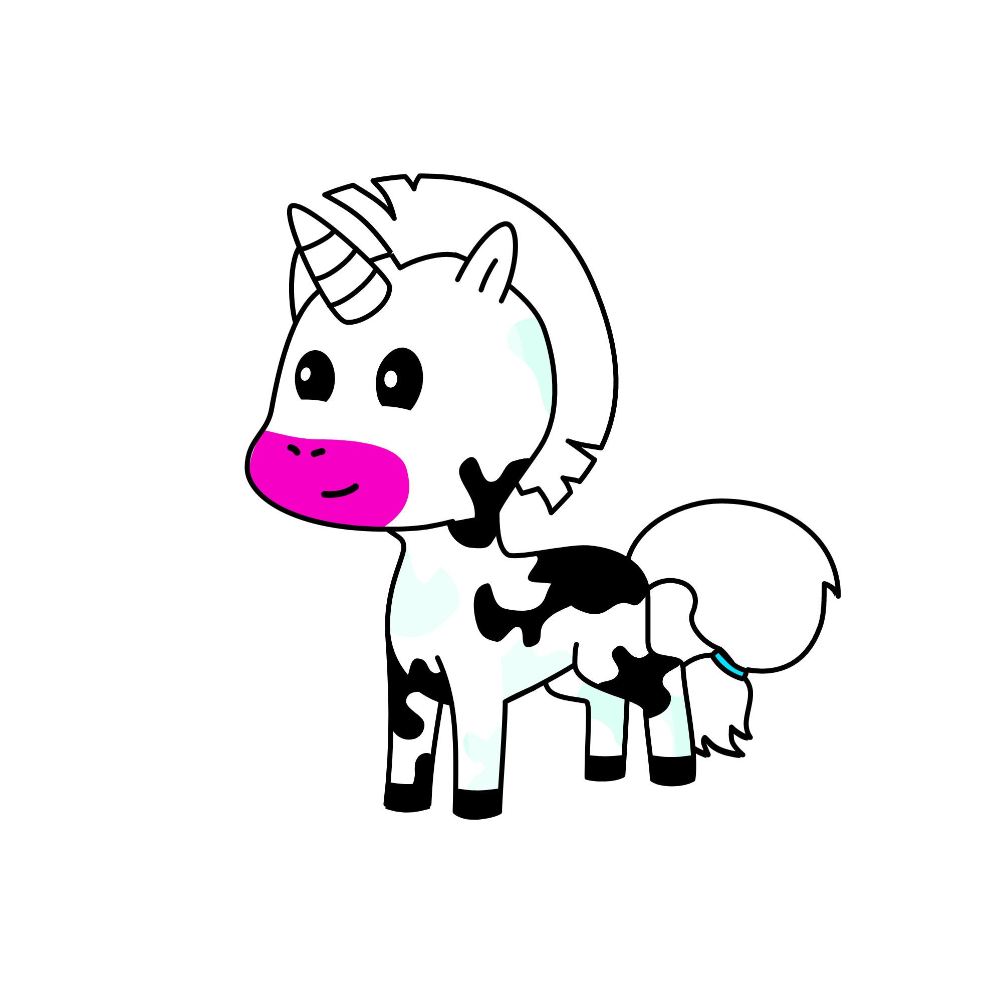 Cow, the unicorn